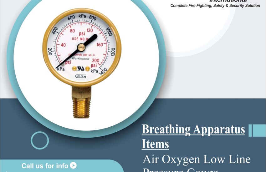 Air Oxygen Low Line Pressure Gauge