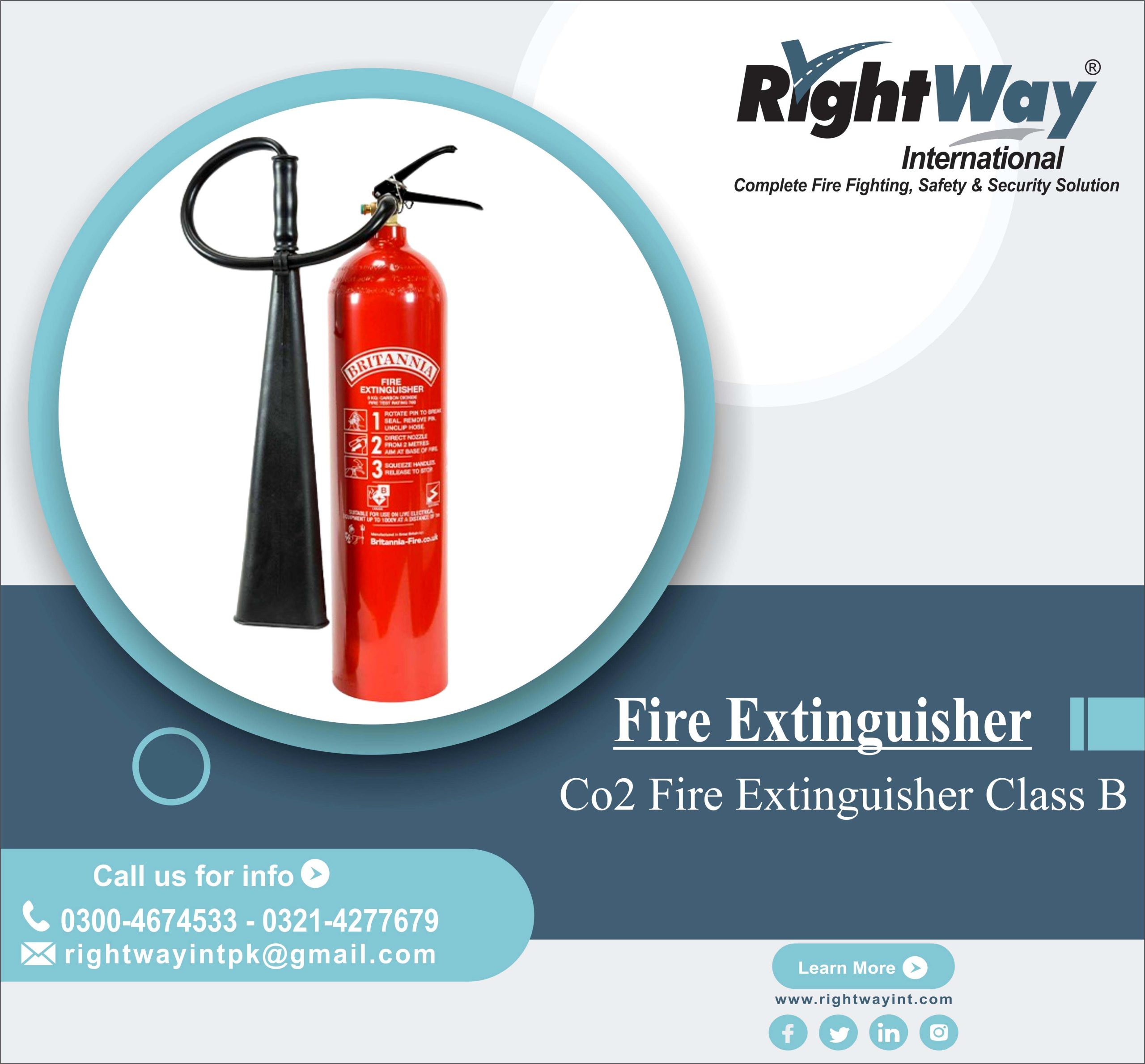 Co2 Fire Extinguisher Class B