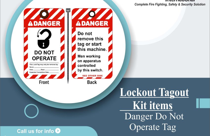 Danger Do Not Operate Tag