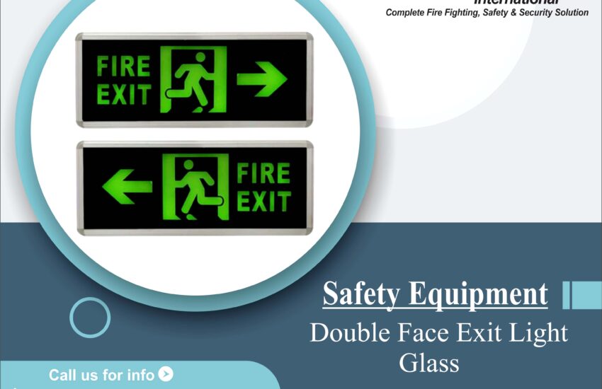 Double Face Exit Light Glass