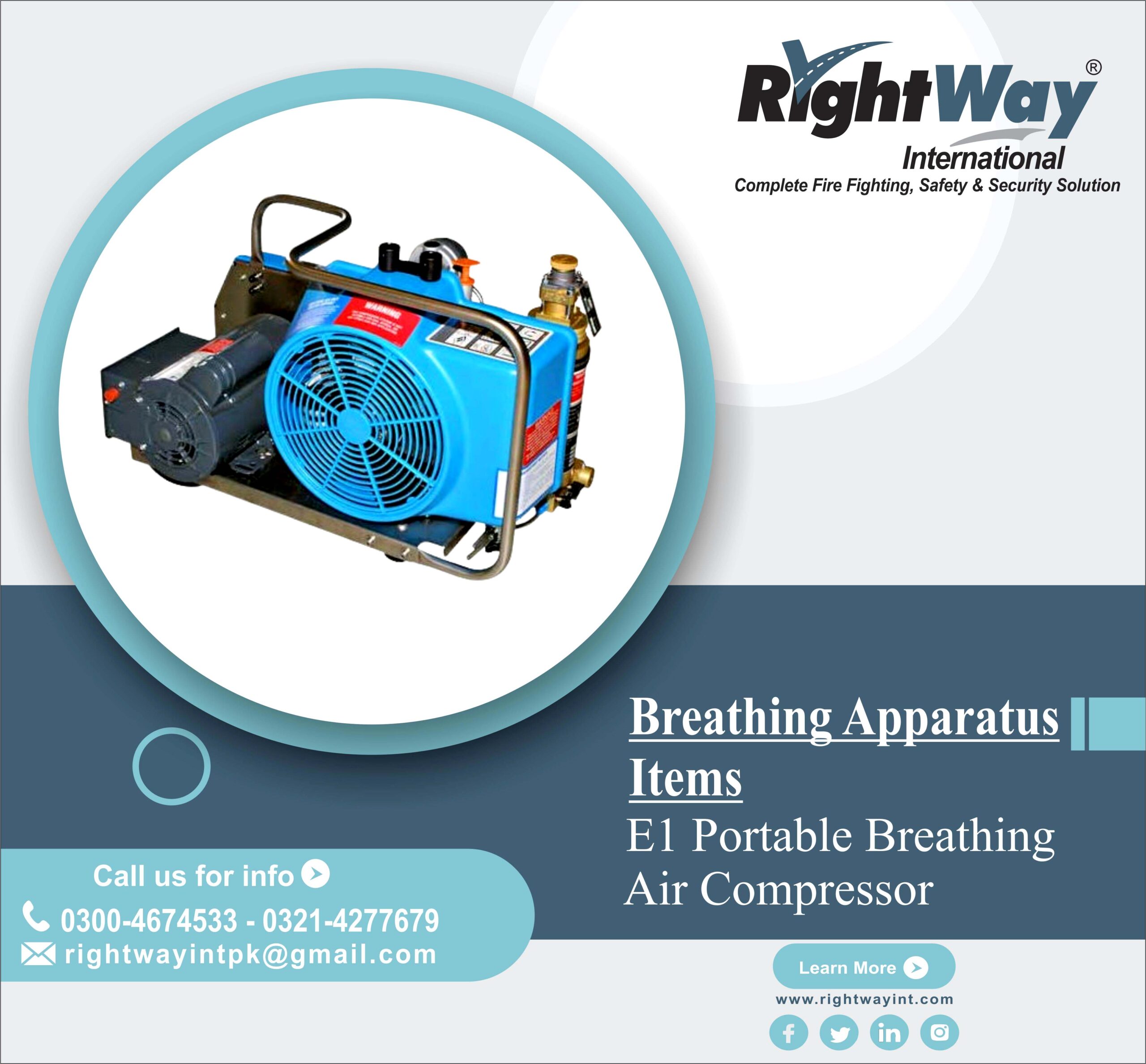 E1 Portable Breathing Air Compressor