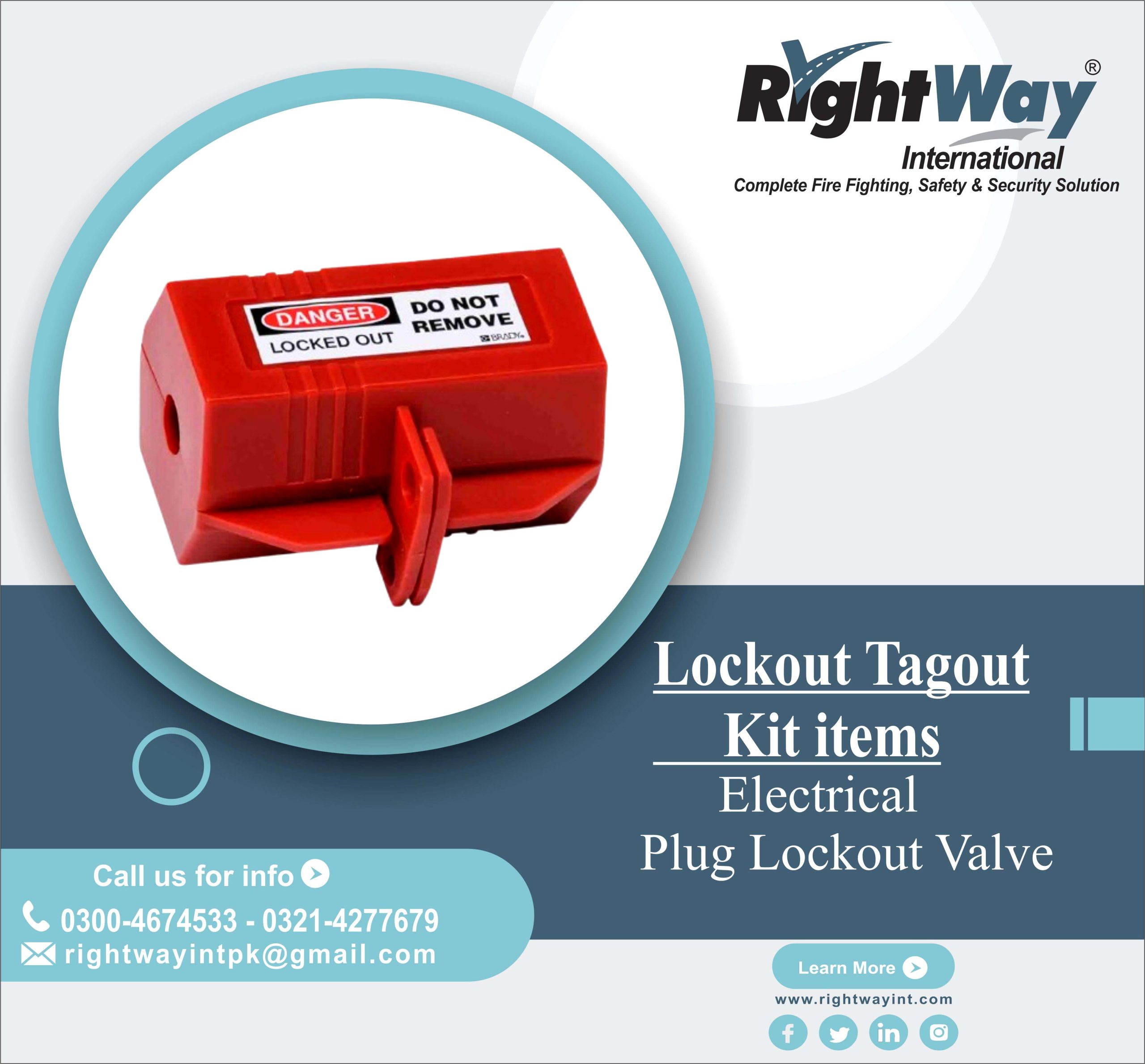 Electrical Plug Lockout Valve