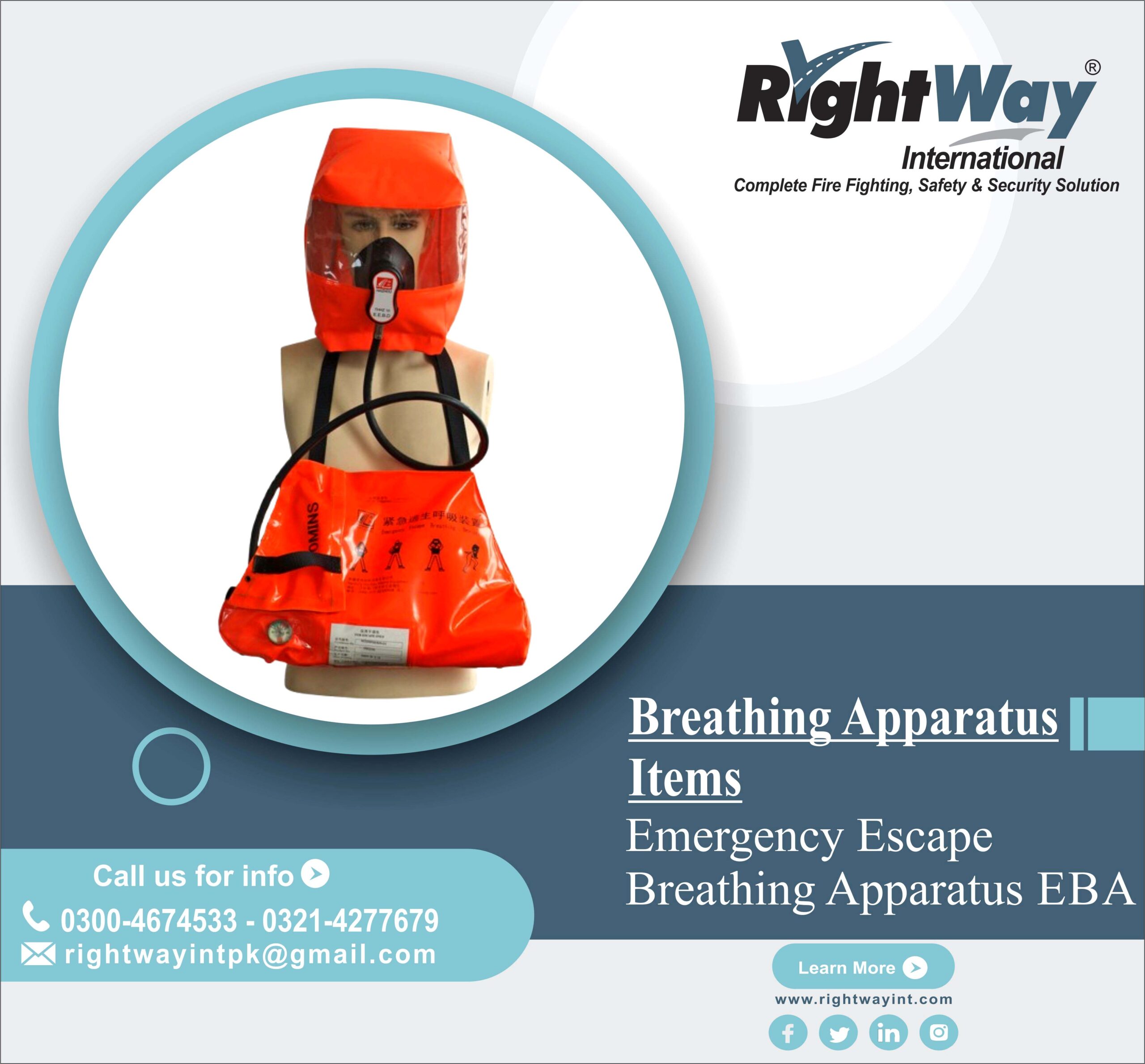 Emergency Escape Breathing Apparatus EBA