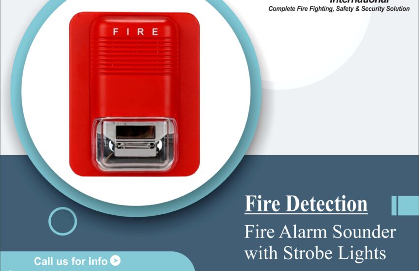 Fire Alarm Sounder with Strobe Lights