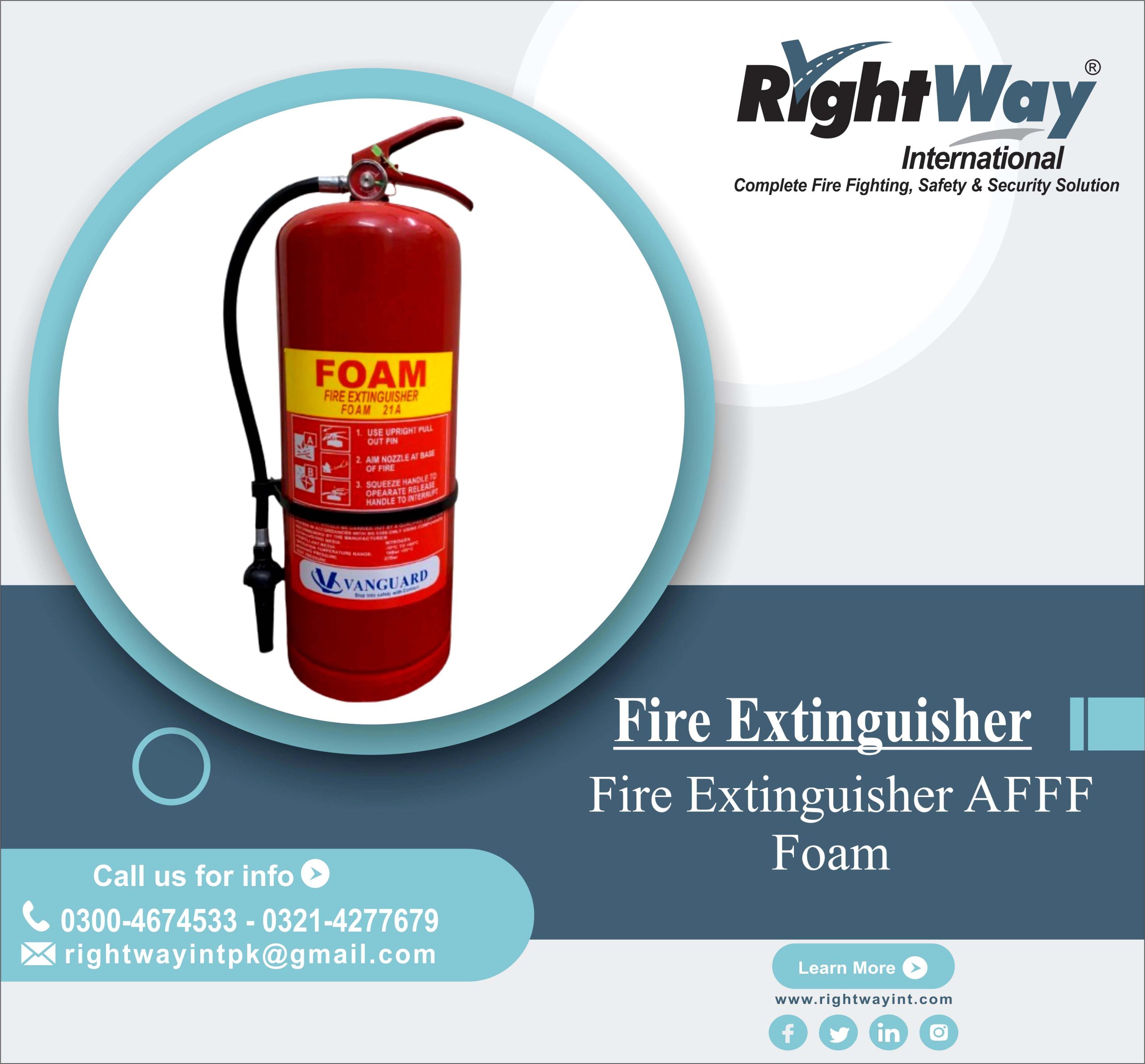 Fire Extinguisher AFFF Foam