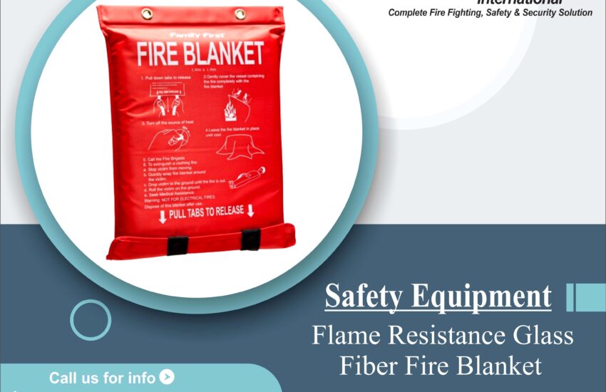Flame Resistance Glass Fiber Fire Blanket