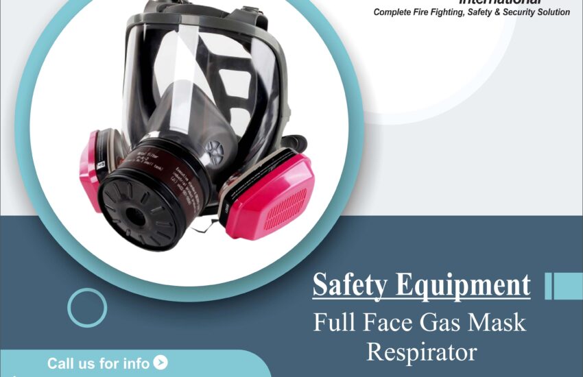 Full Face Gas Mask Respirator with Filters