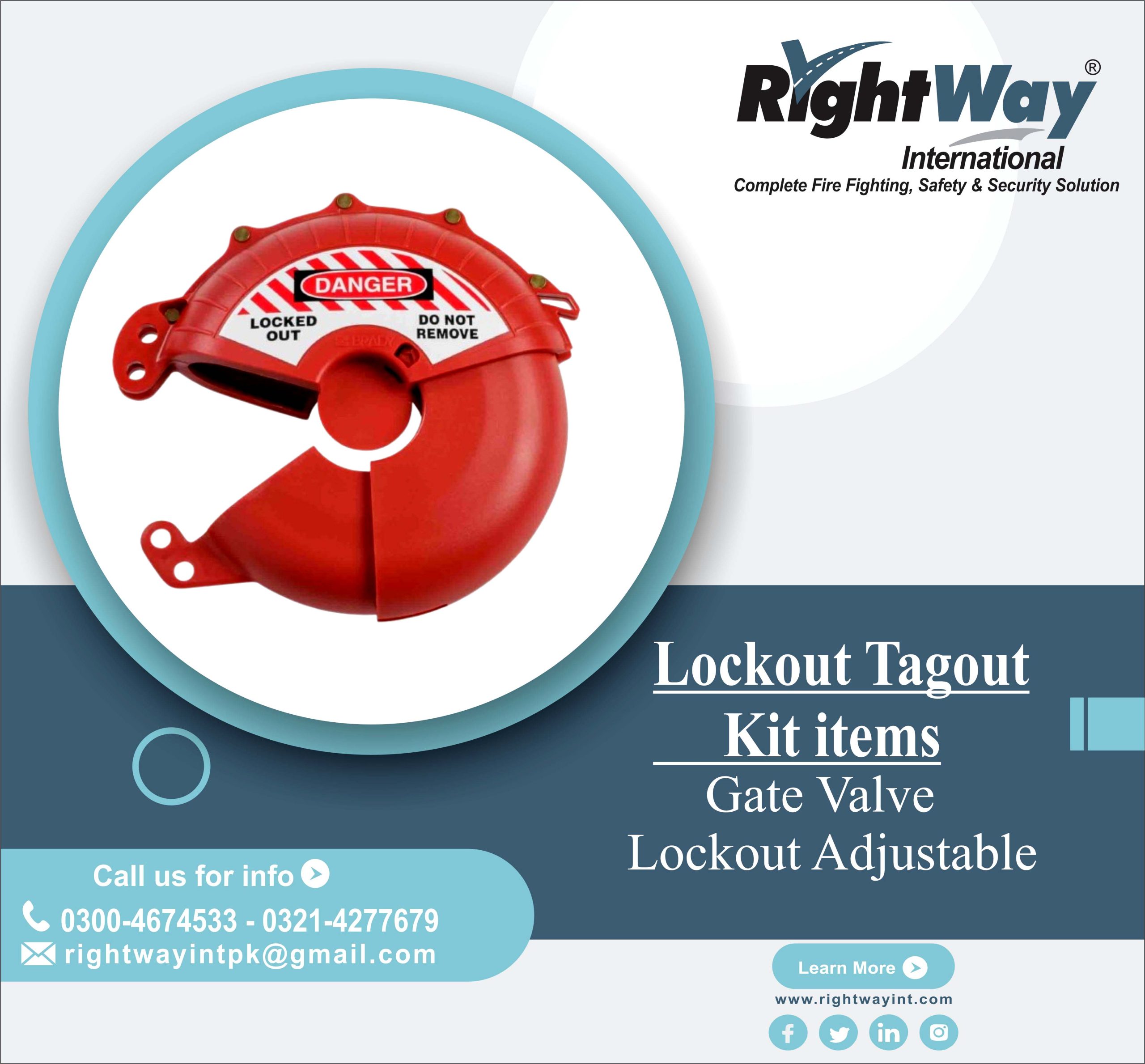 Gate Valve Lockout Adjustable