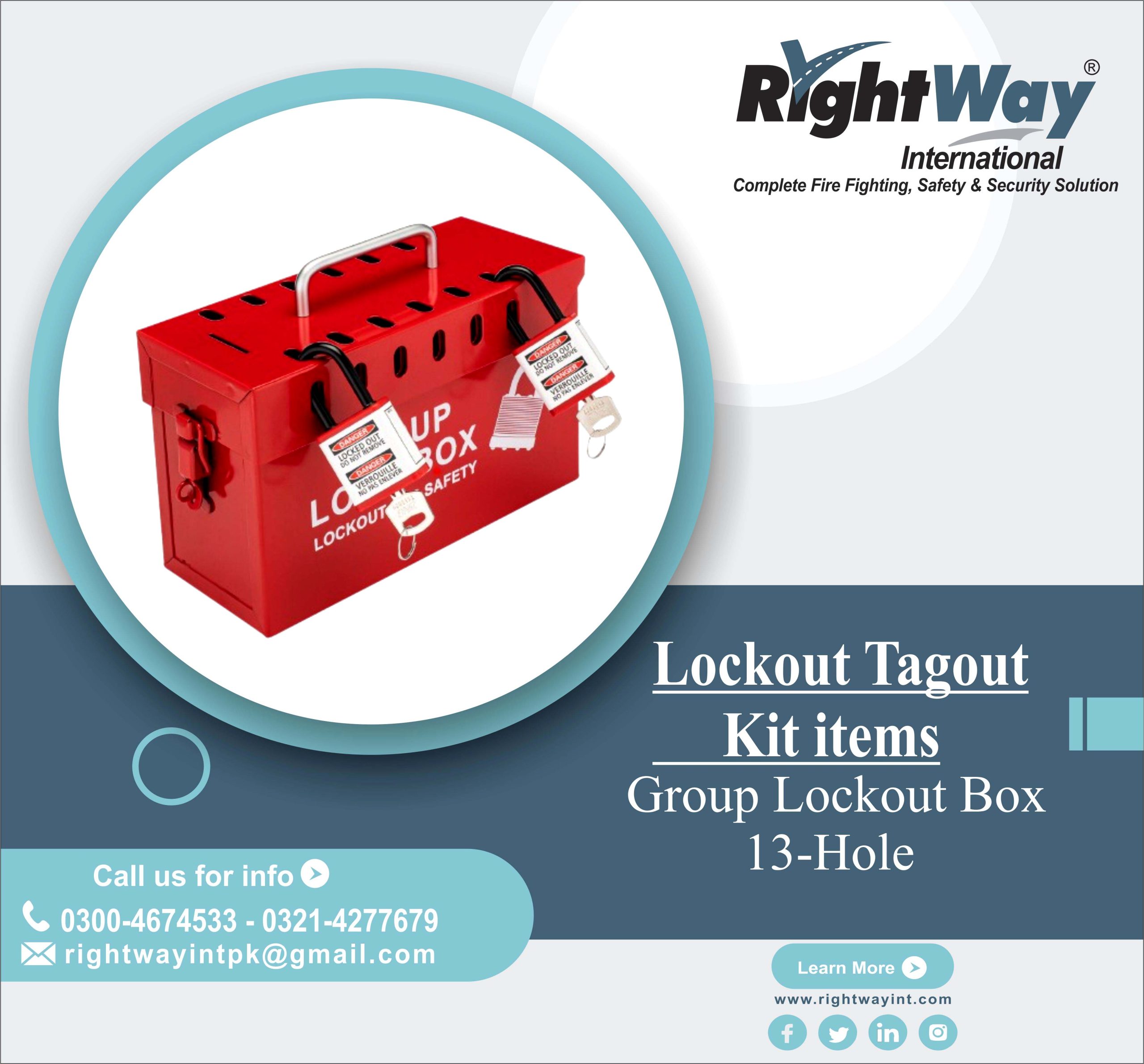 Group Lockout Box 13-Hole