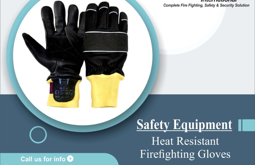 Heat Resistant Firefighting Gloves