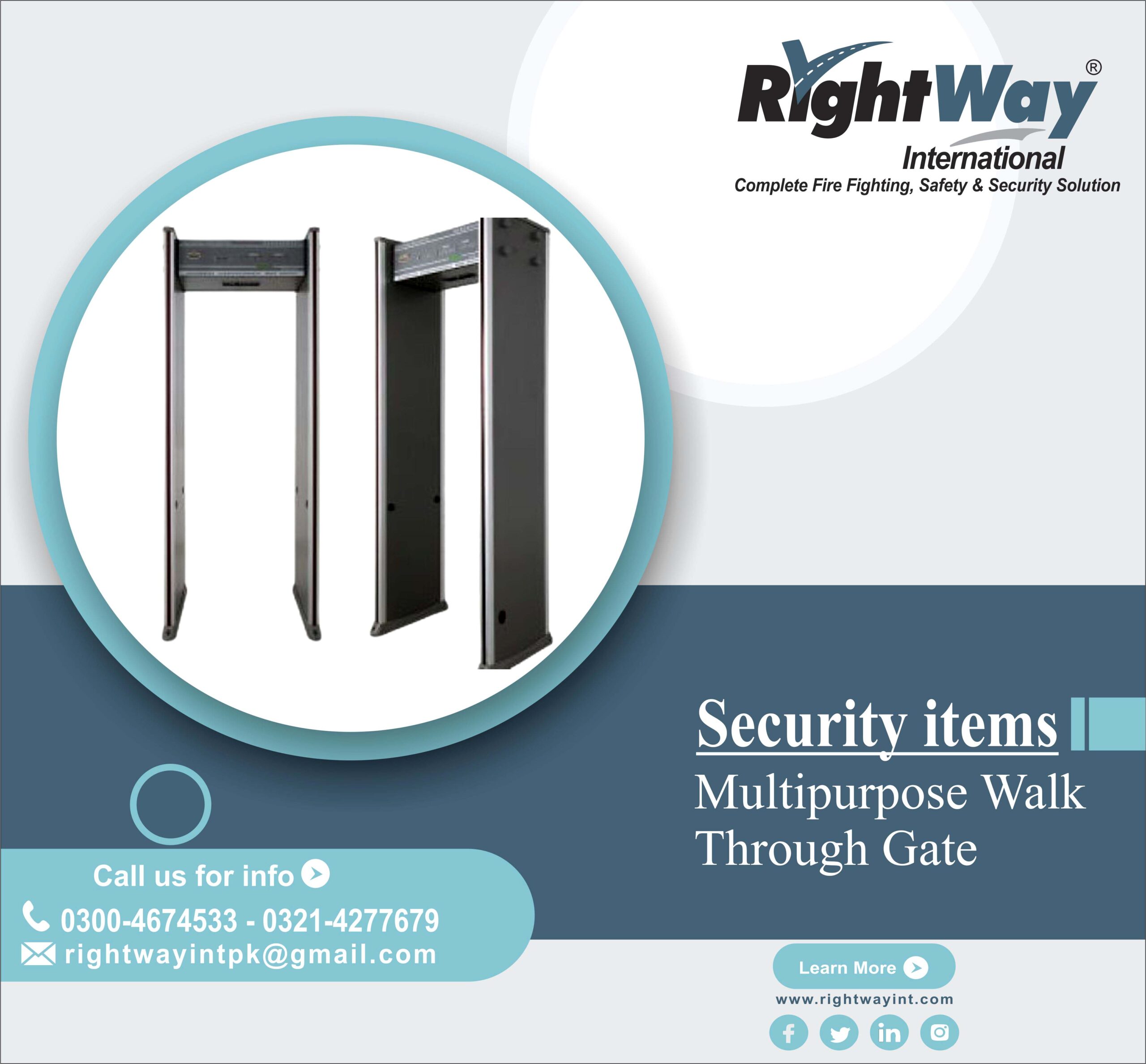 Multipurpose Walk Through Gate