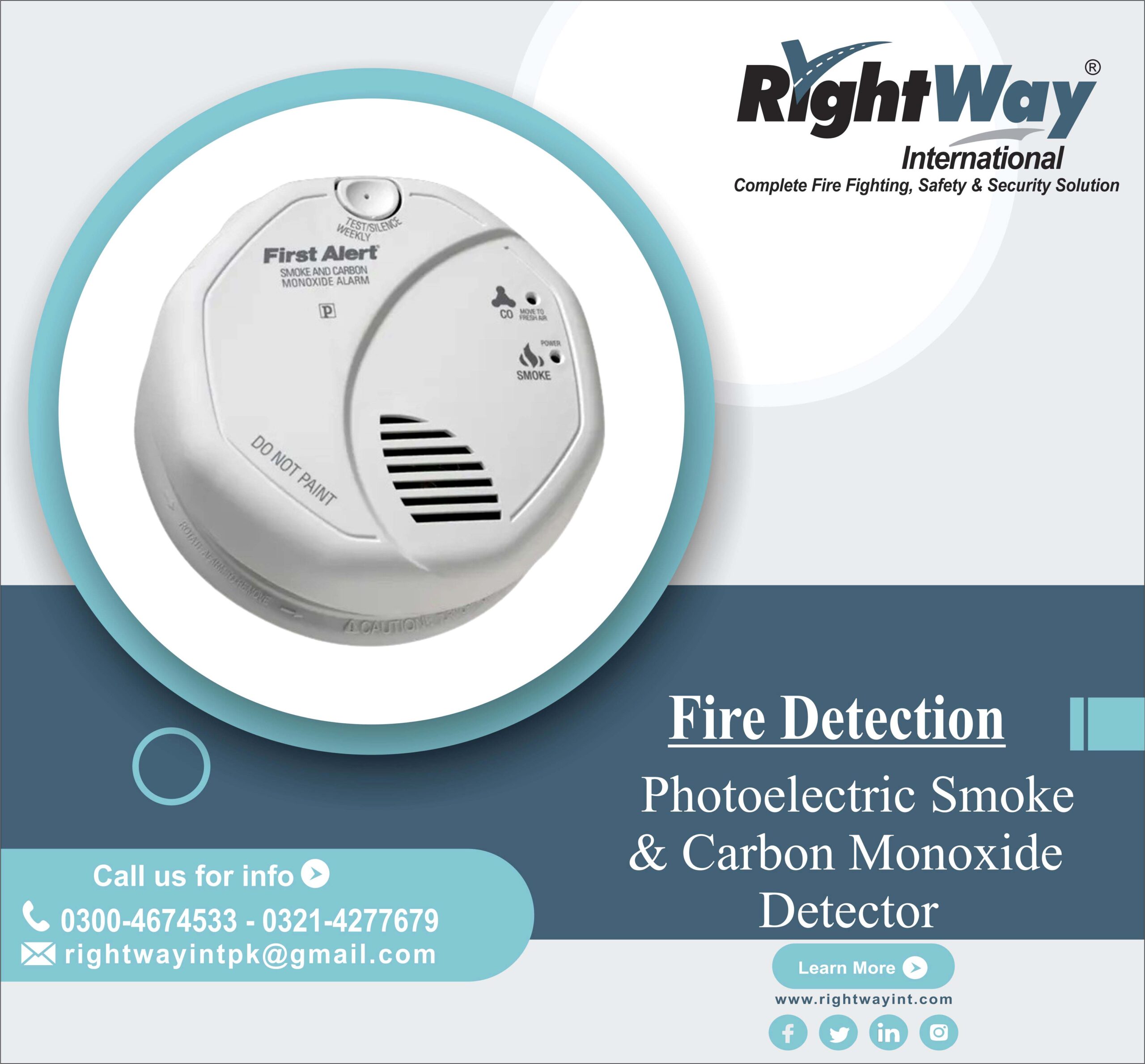 Photoelectric Smoke & Carbon Monoxide Detector