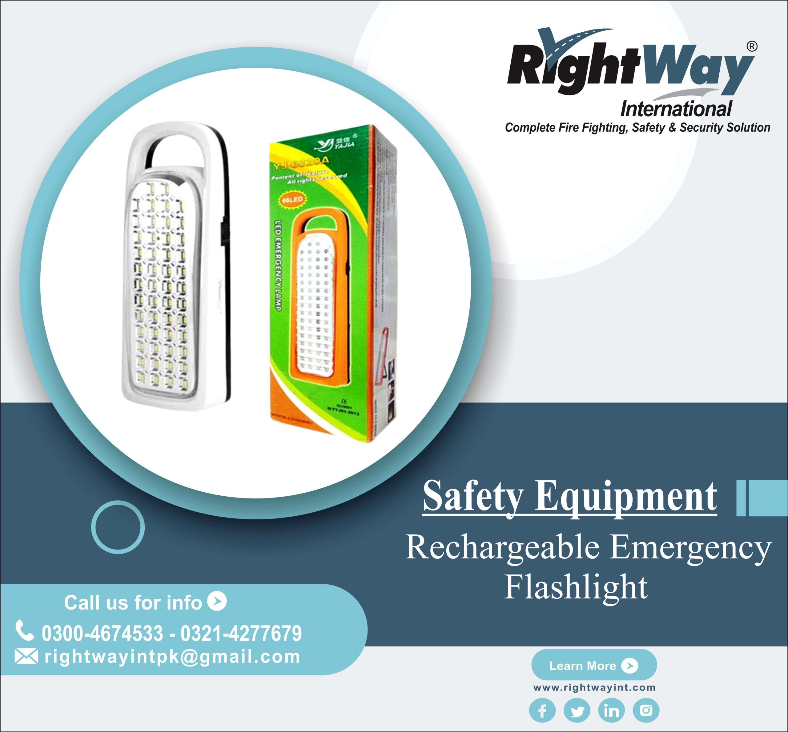 Rechargeable Emergency Flashlight