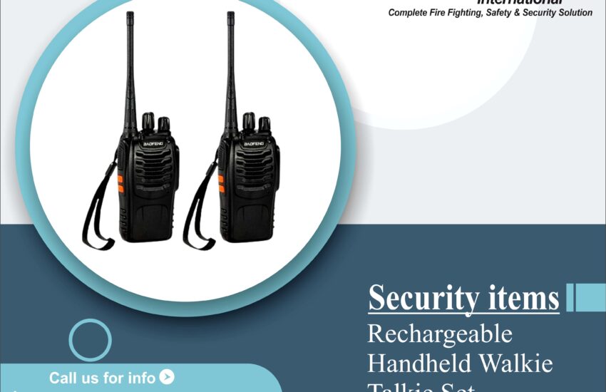 Rechargeable Handheld Walkie Talkie Set