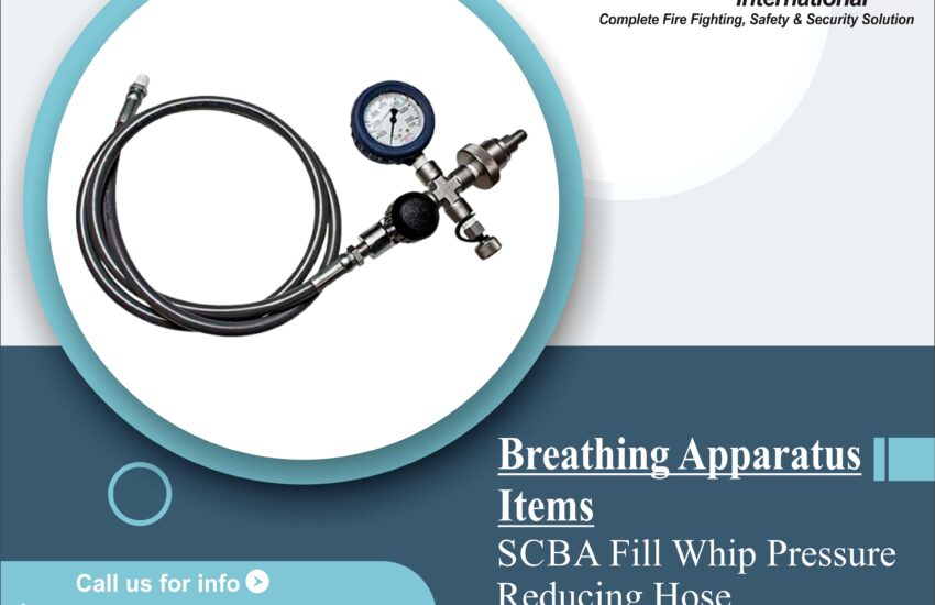 SCBA Fill Whip Pressure Reducing Hose