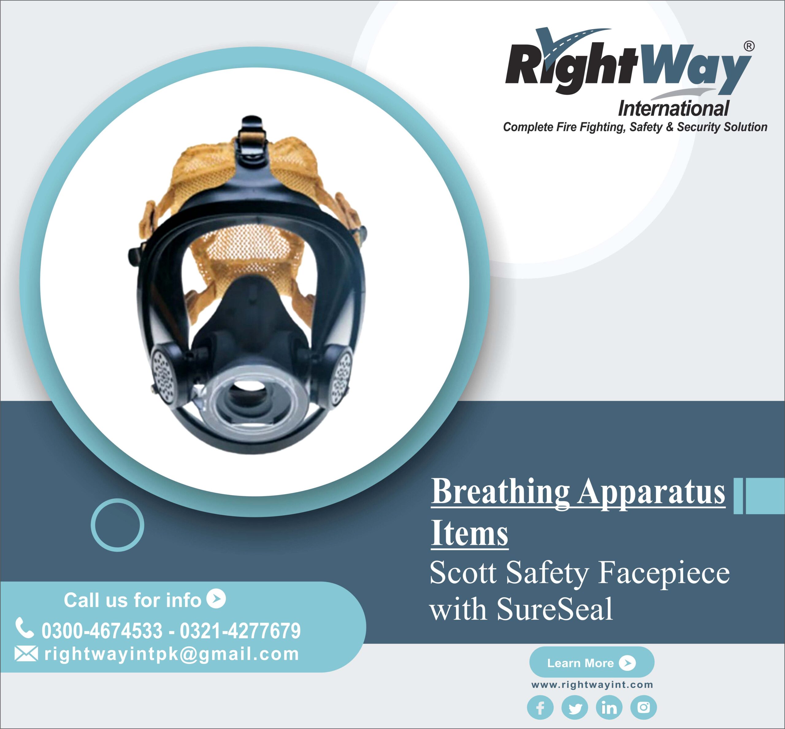 Scott Safety Facepiece with SureSeal