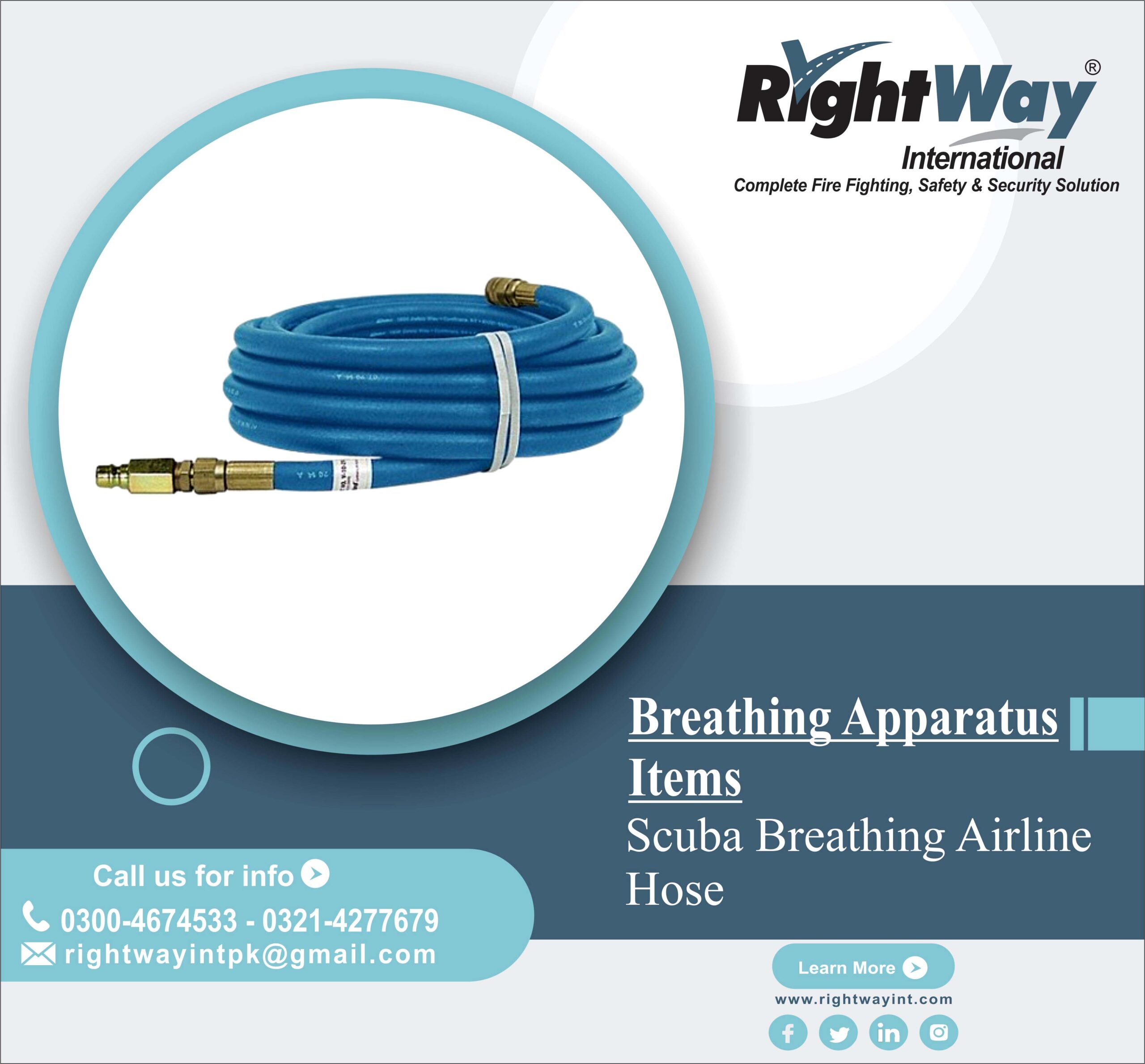 Scuba Breathing Airline Hose
