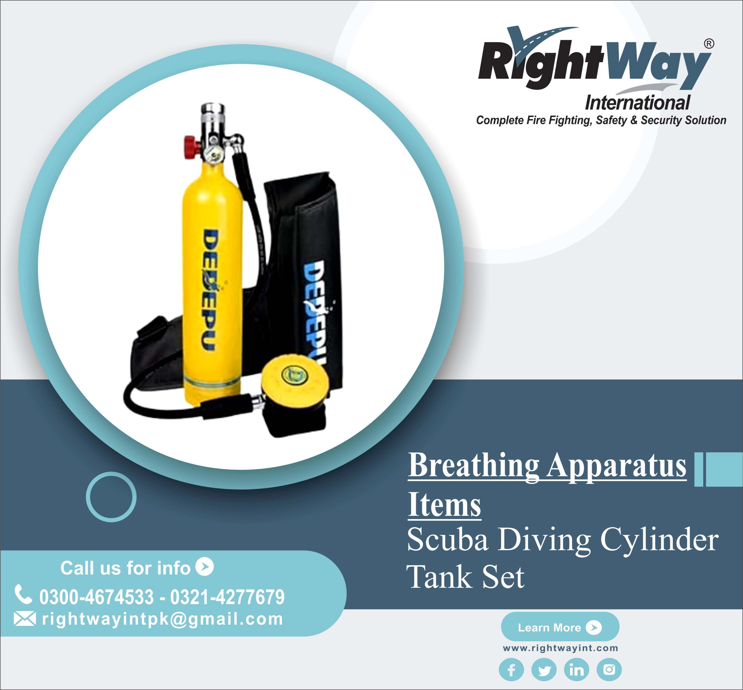 Scuba Diving Cylinder Tank Set