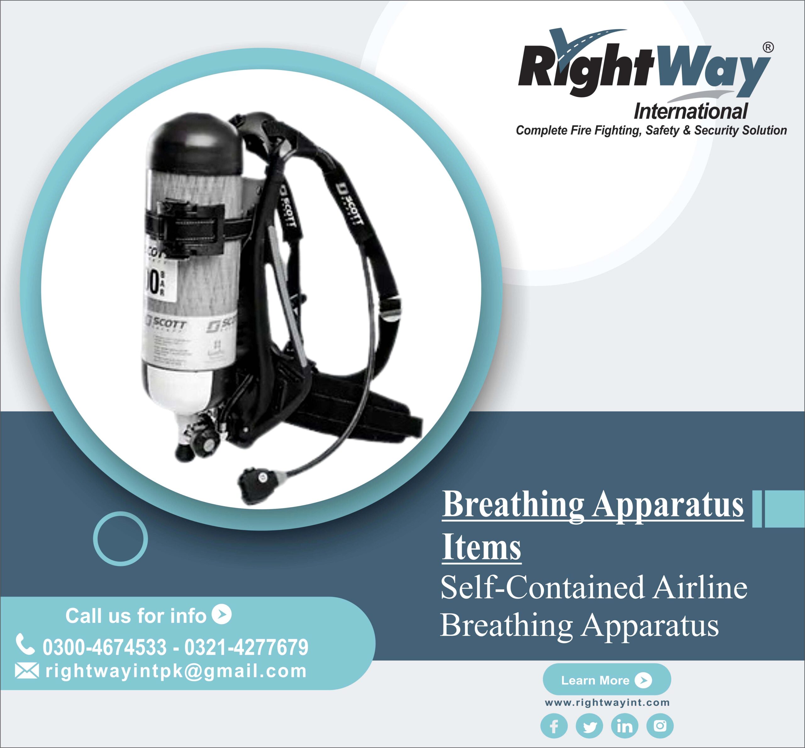 Self-Contained Airline Breathing Apparatus