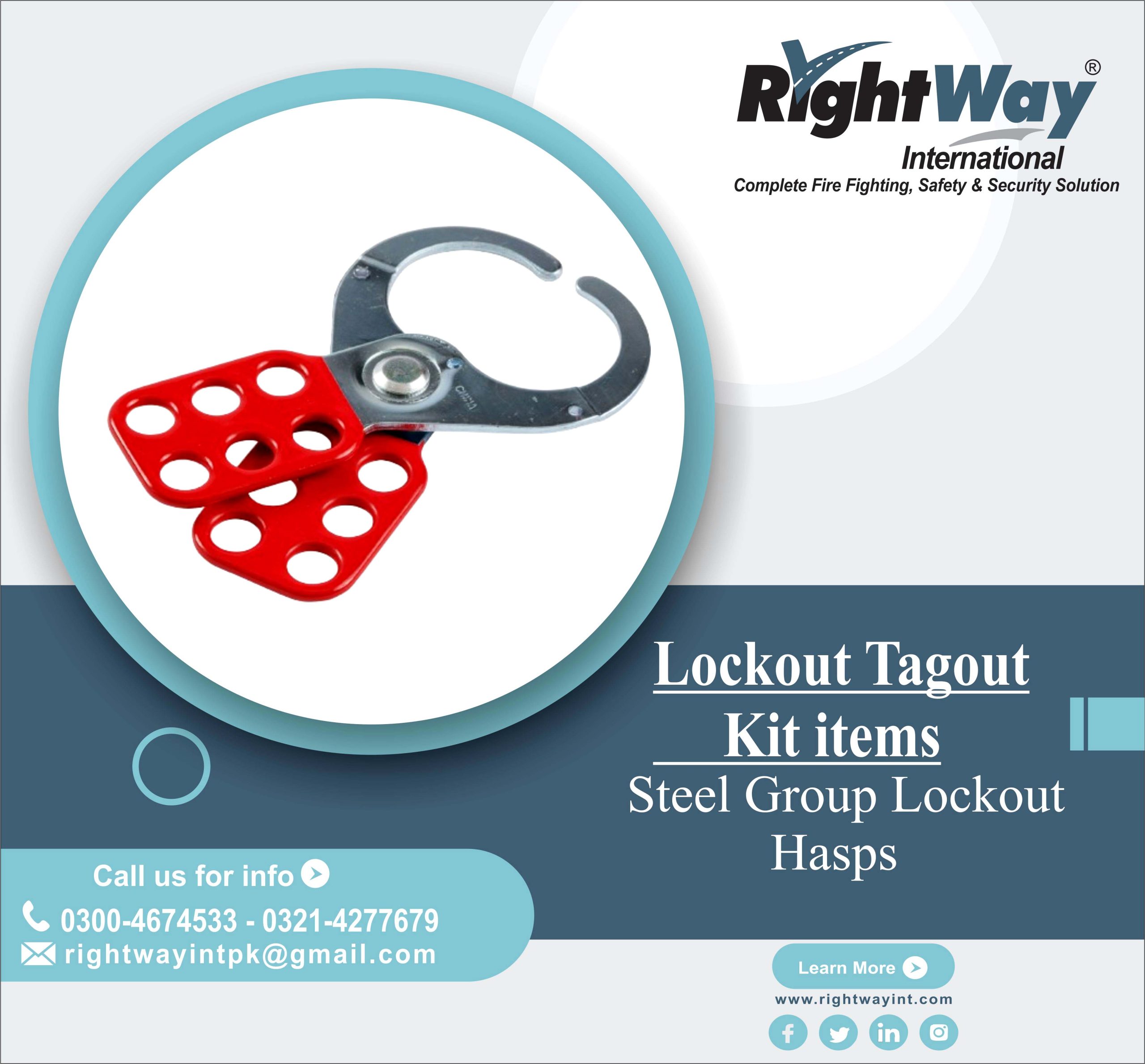 Steel Group Lockout Hasps
