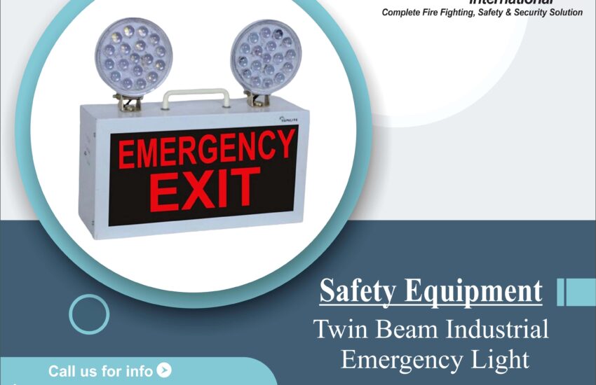 Twin Beam Industrial Emergency Light