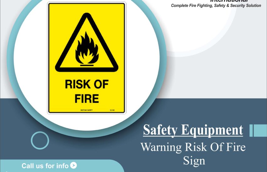 Warning Risk Of Fire Sign