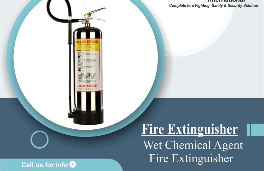 Wet Chemical Agent Fire Extinguisher