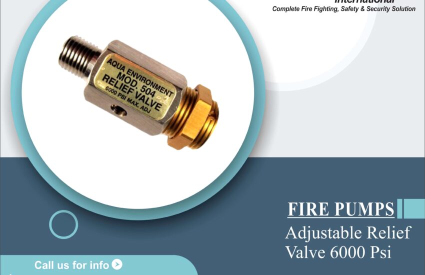 Adjustable Relief Valve 6000 Psi