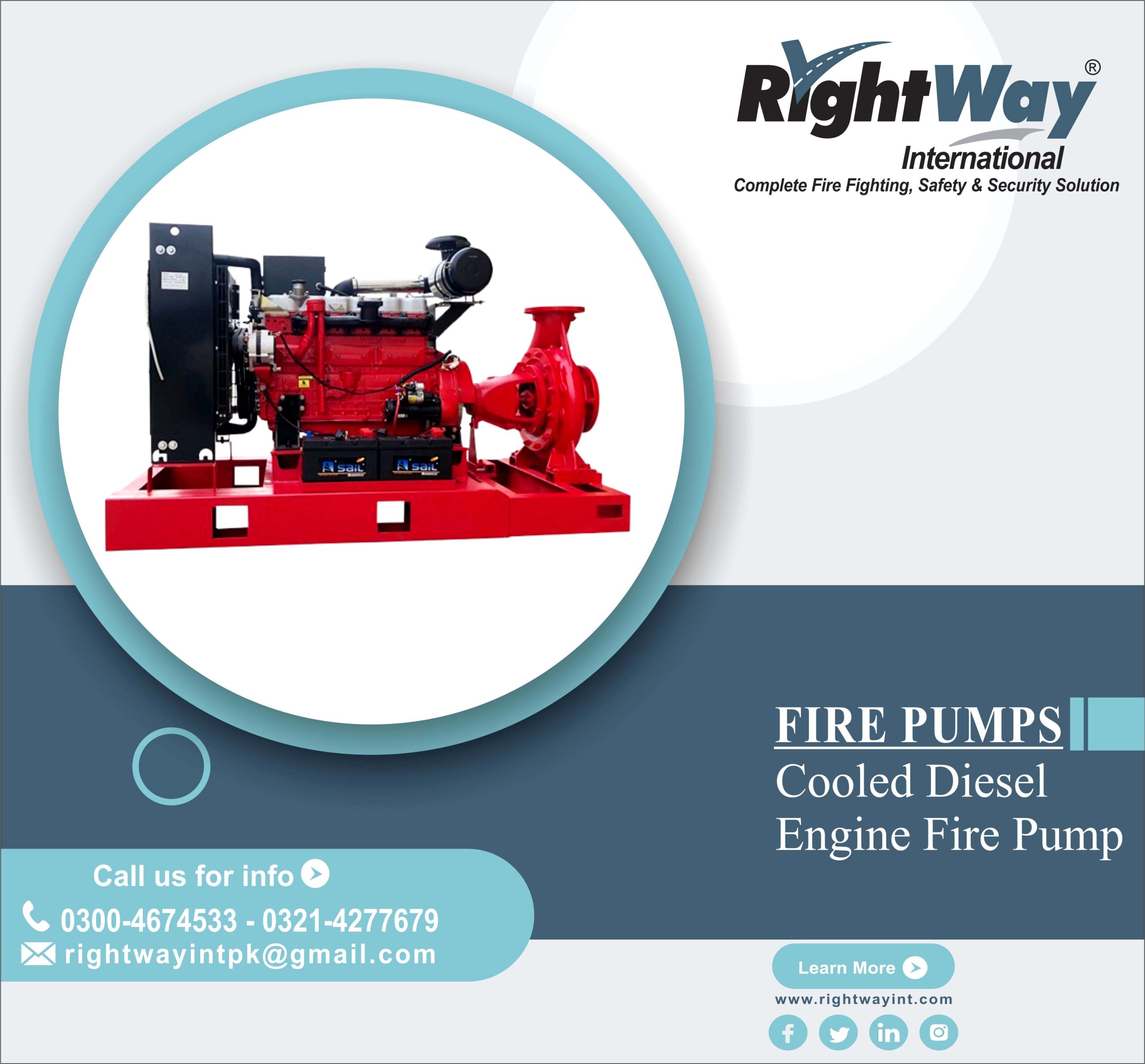 Cooled Diesel Engine Fire Pump