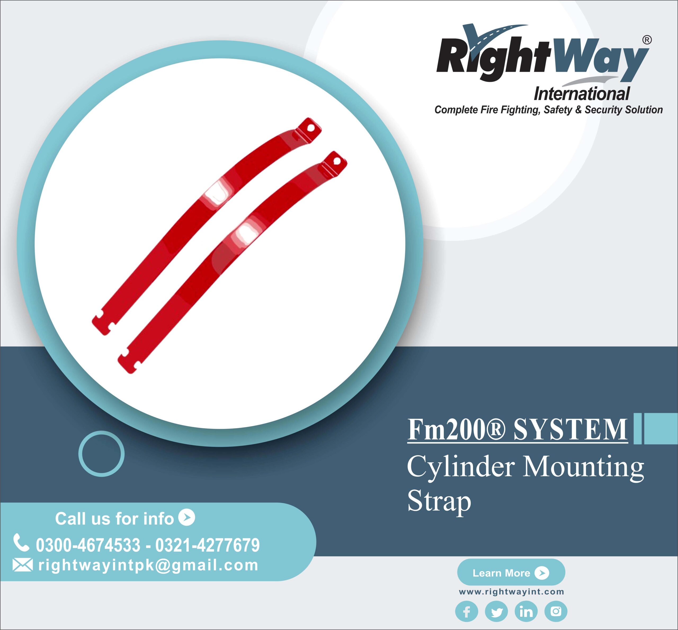 Cylinder Mounting Strap