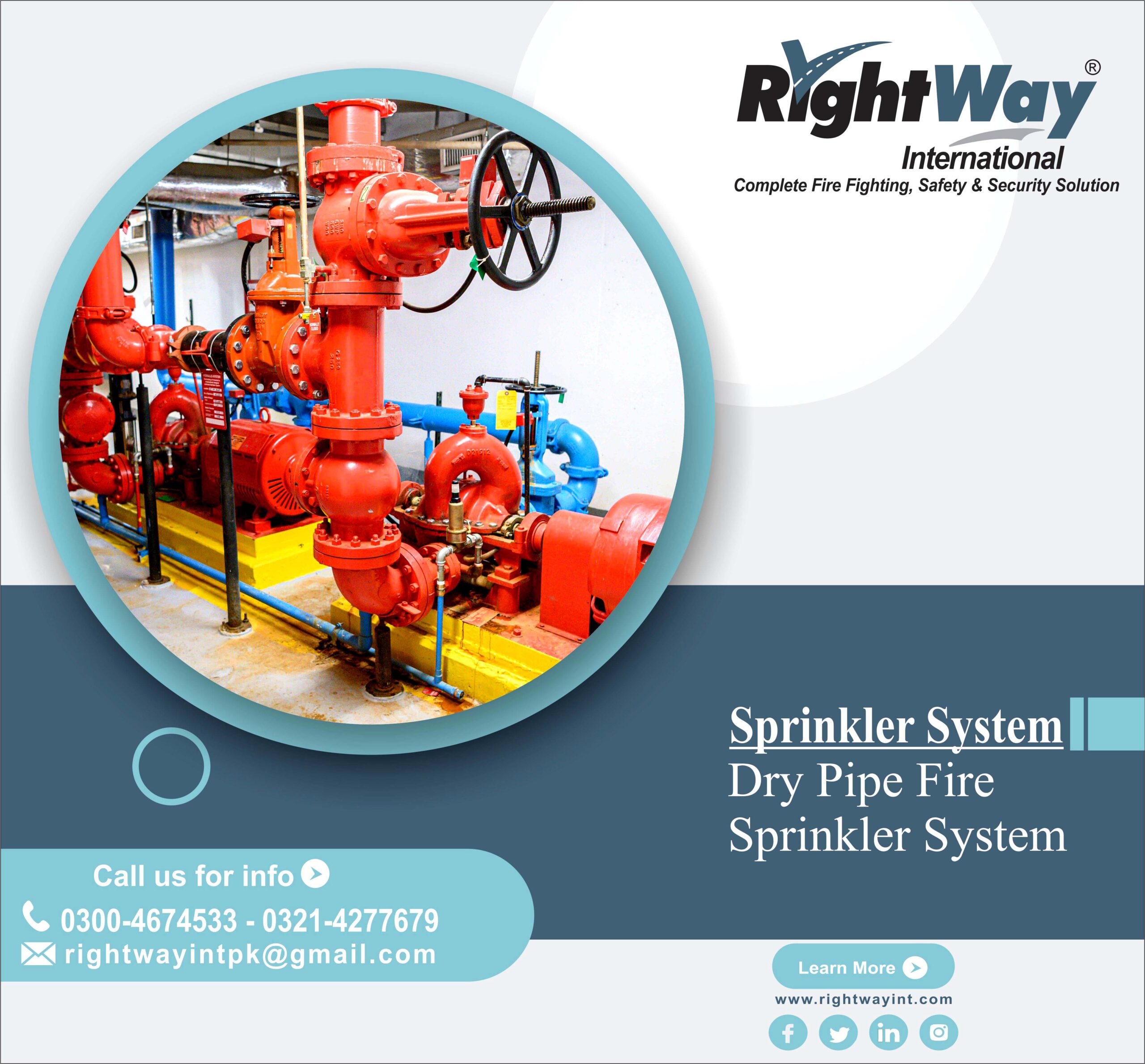 Dry Pipe Fire Sprinkler System