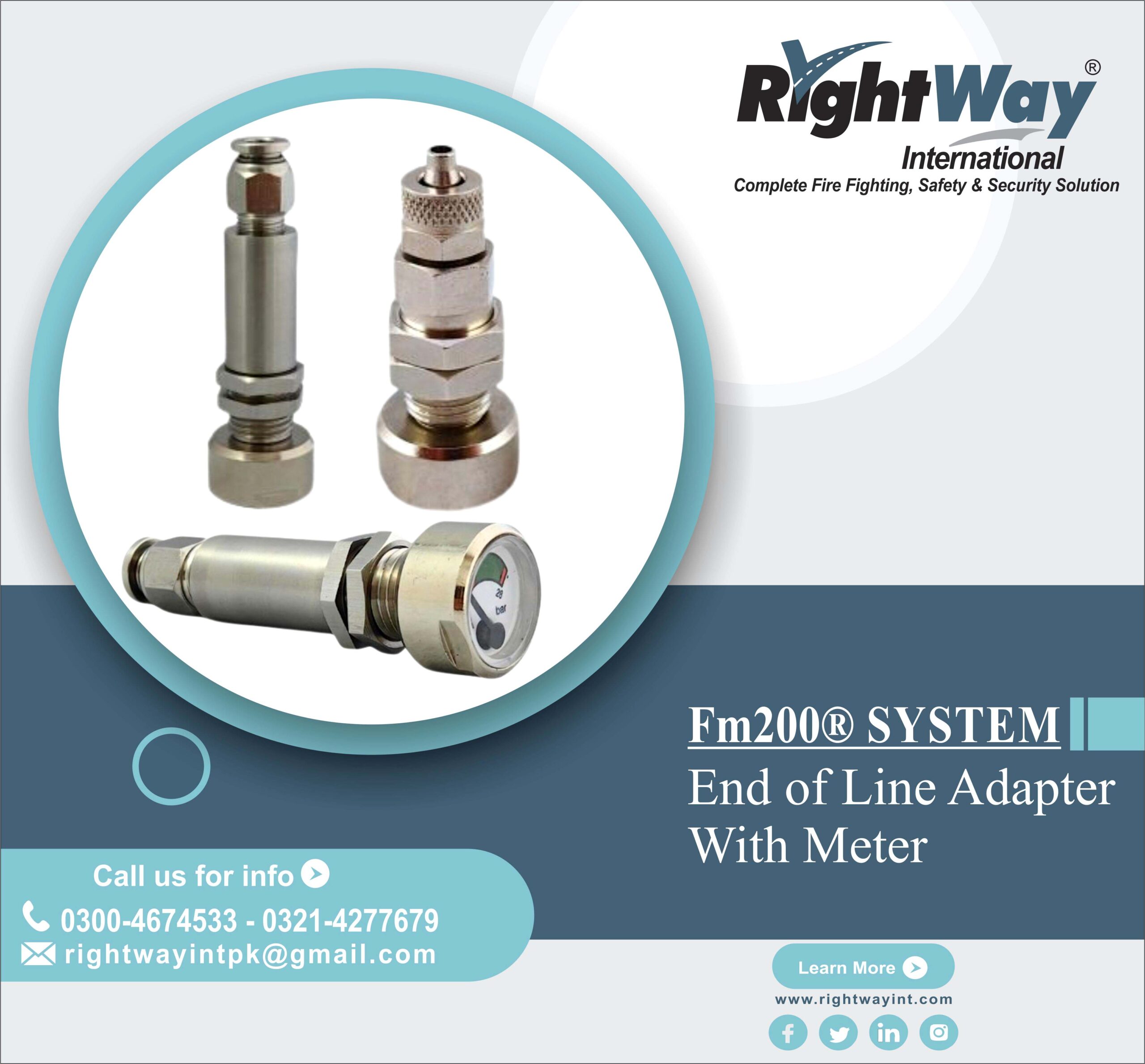 End of Line Adapter With Meter
