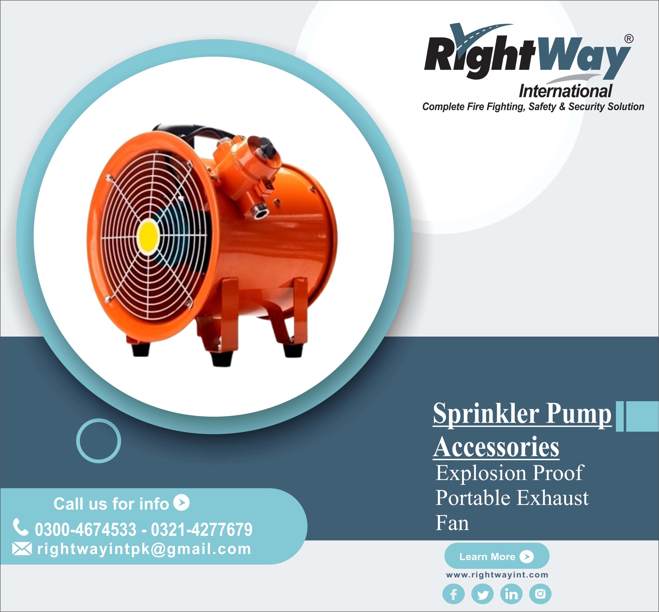 Explosion Proof Portable Exhaust Fan