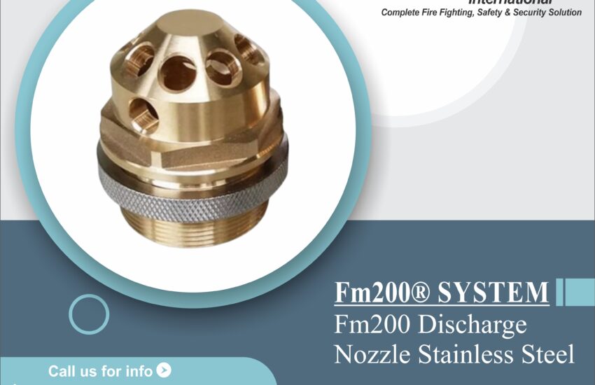 FM200 Discharge Nozzle Stainless Steel