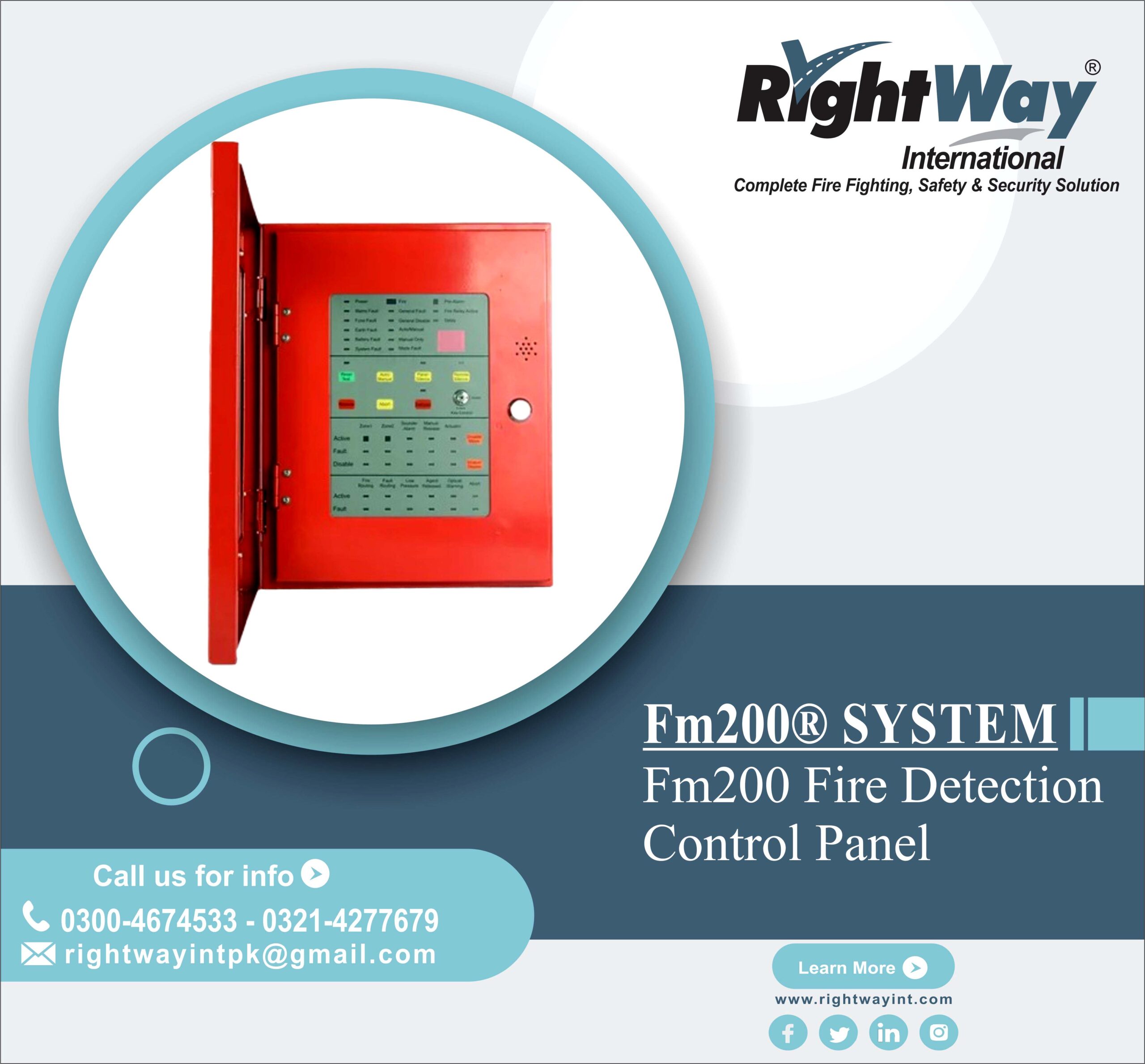 FM200 Fire Detection Control Panel