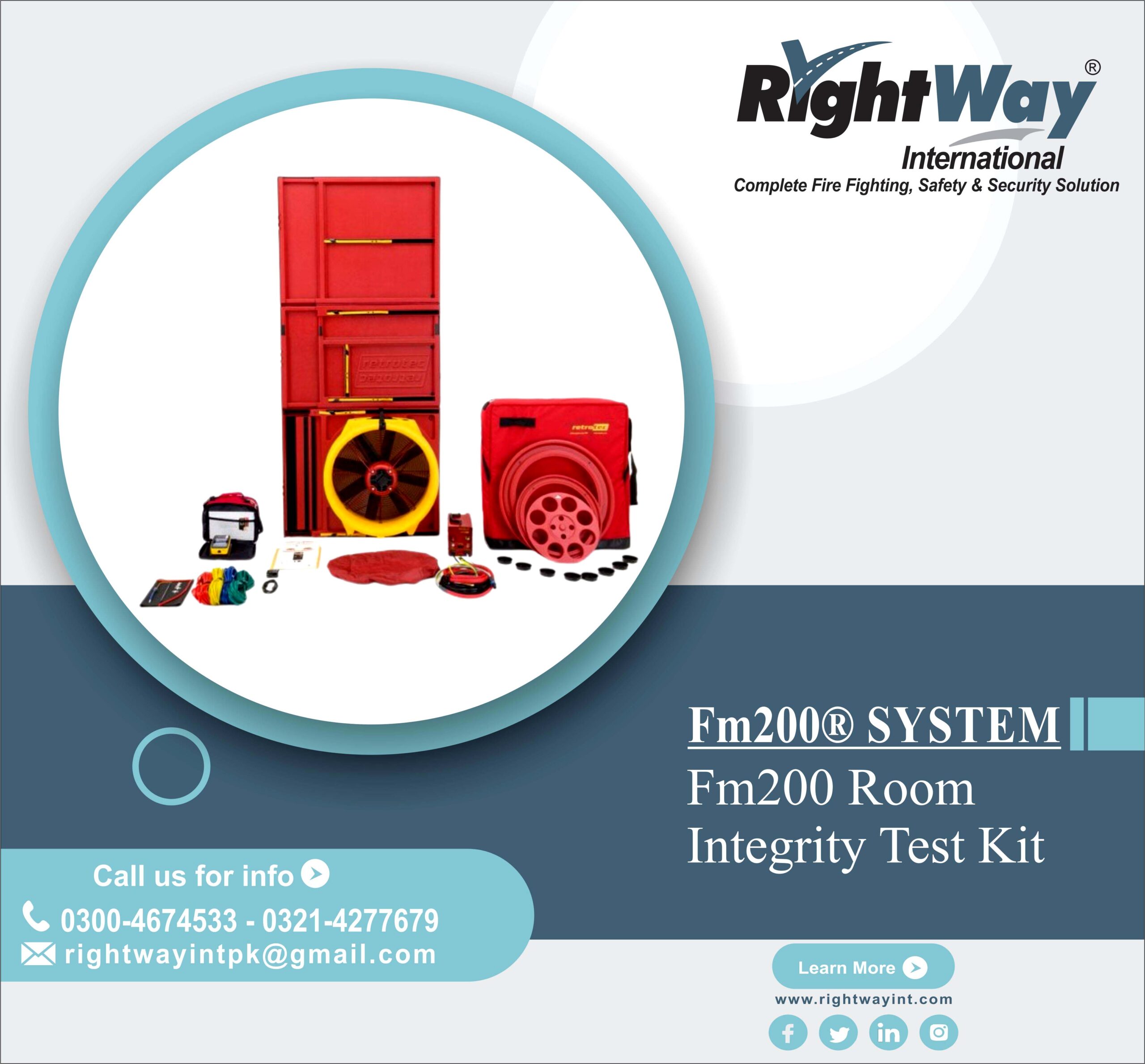 FM200 Room Integrity Test Kit
