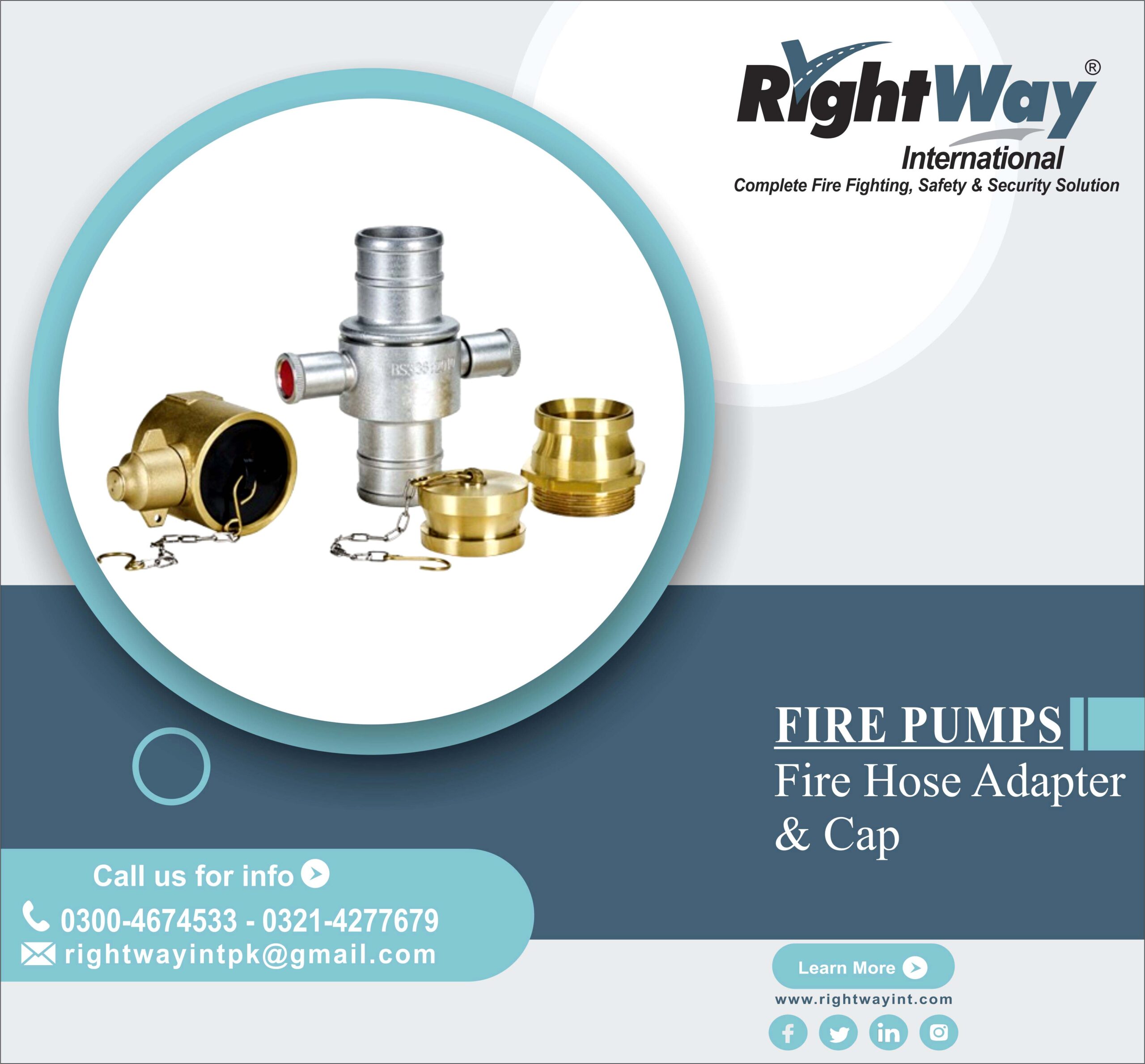 Fire Hose Adapter & Cap