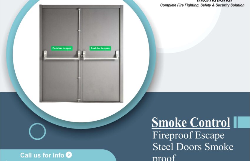 Fireproof Escape Steel Doors Smoke proof