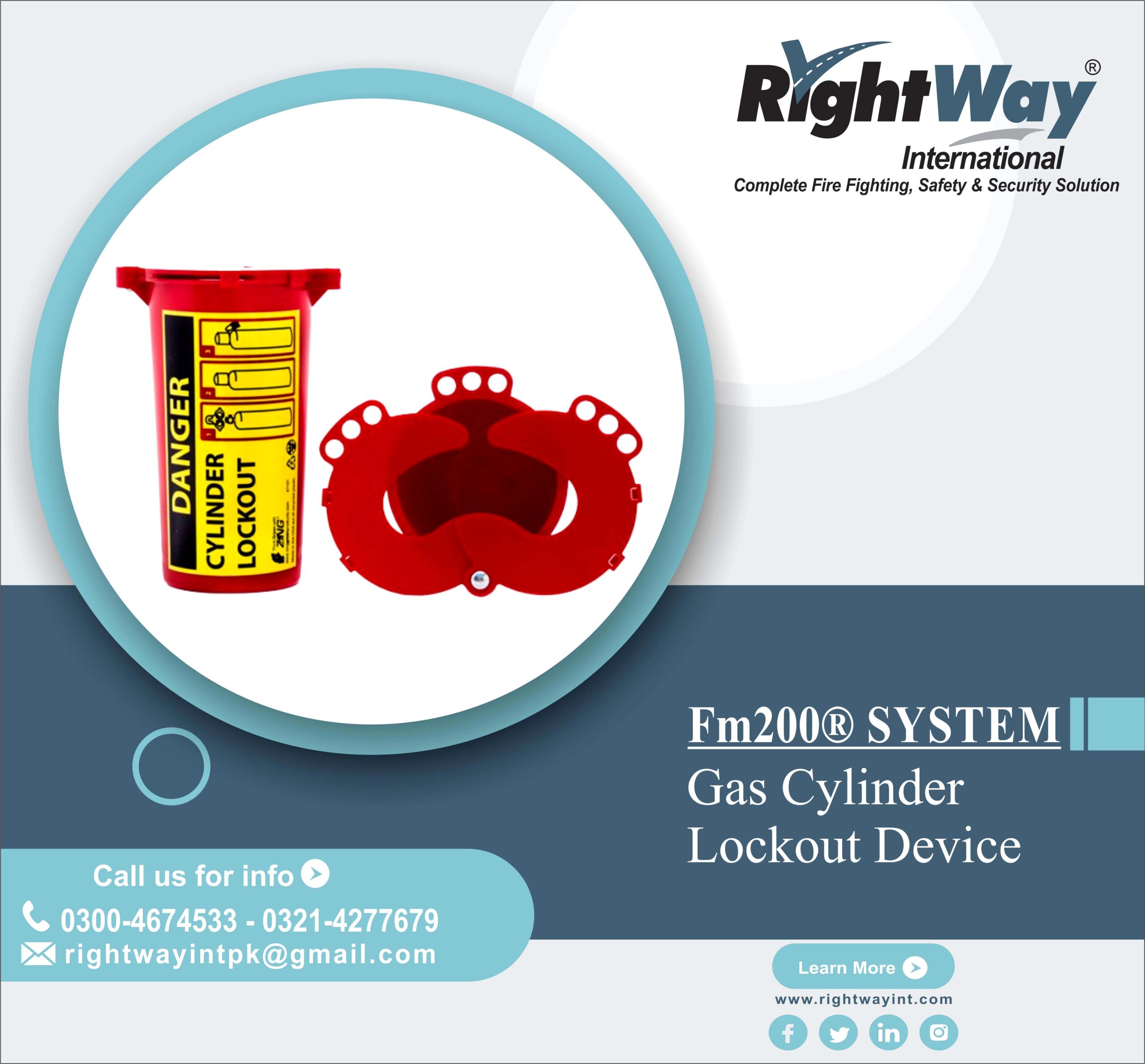 Gas Cylinder Lockout Device