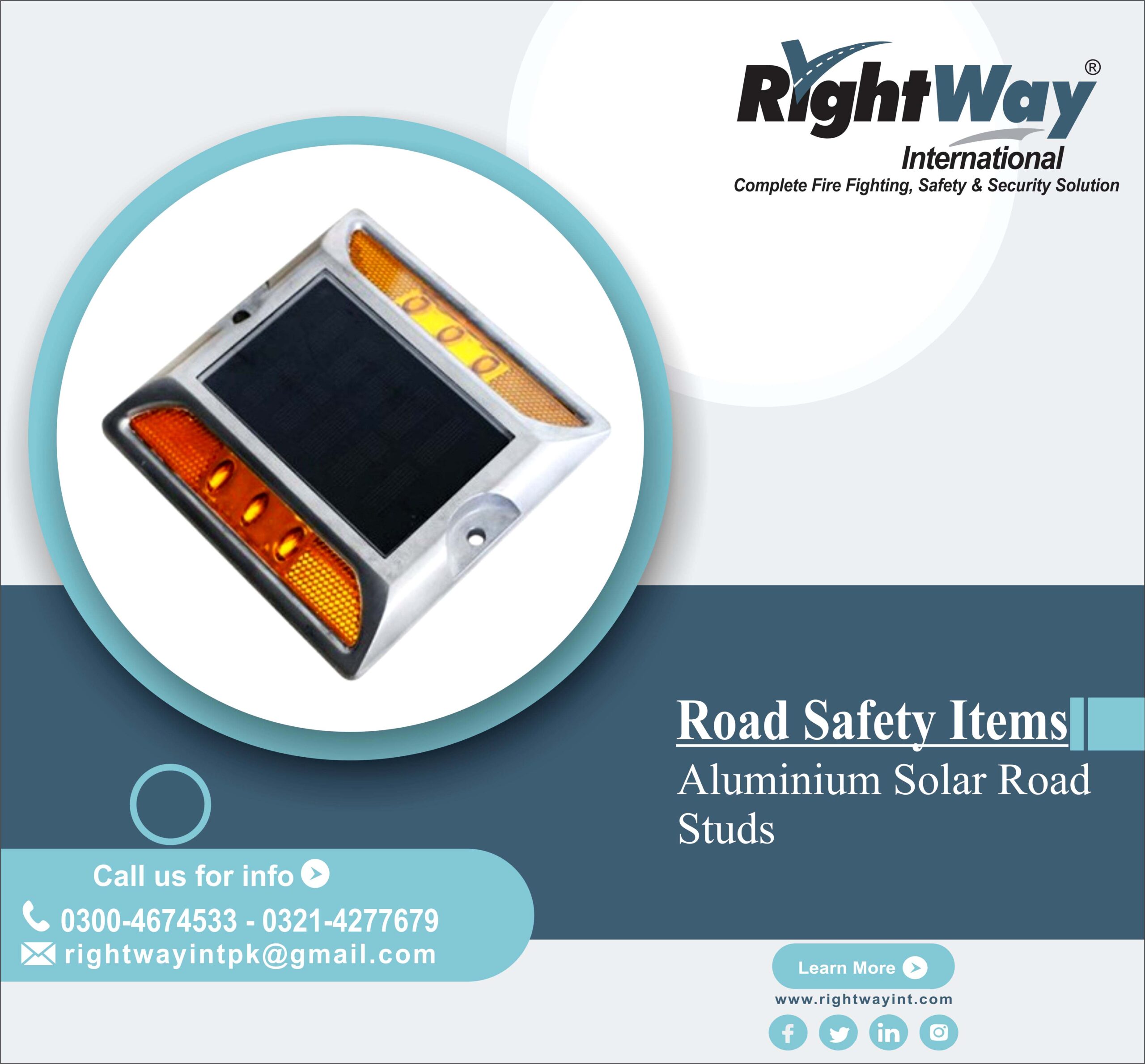 High Quality Aluminium Solar Road Studs