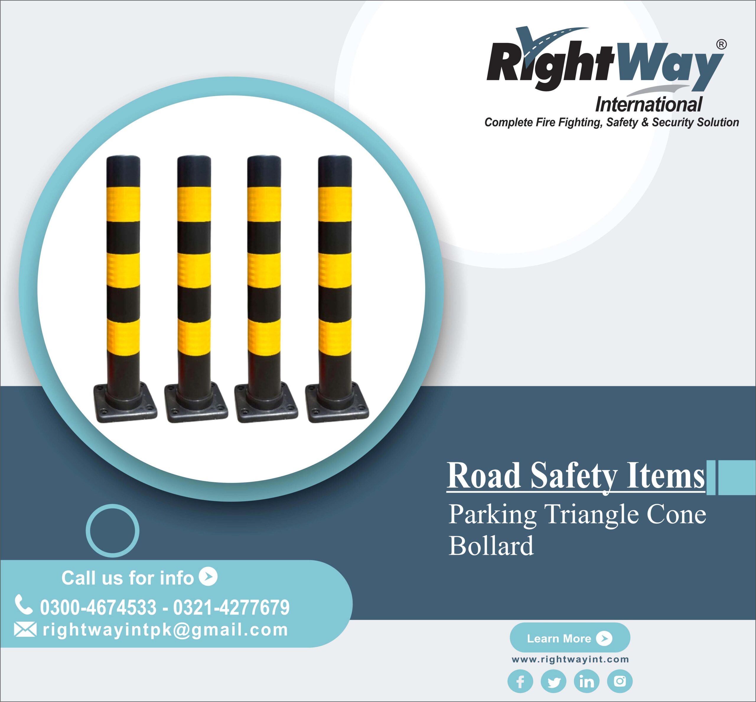 Parking Triangle Cone Bollard