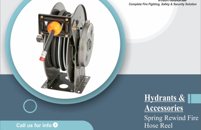 Spring Rewind Fire Hose Reel