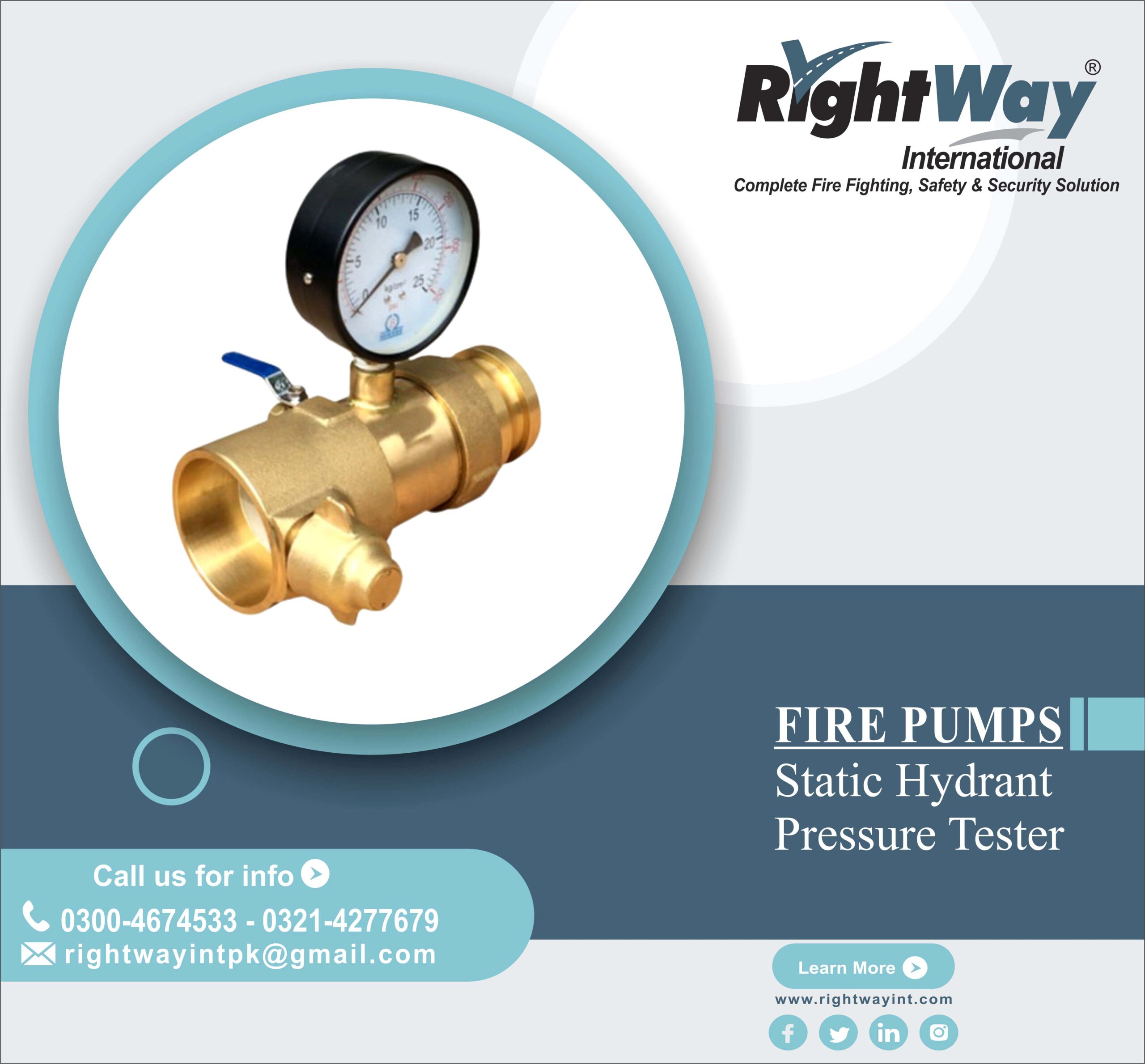 Static Hydrant Pressure Tester