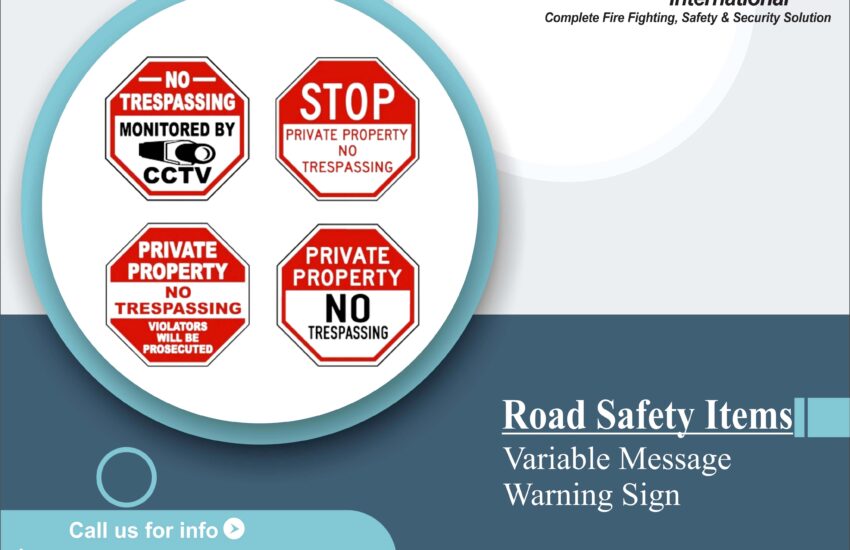 Variable Message Warning Sign