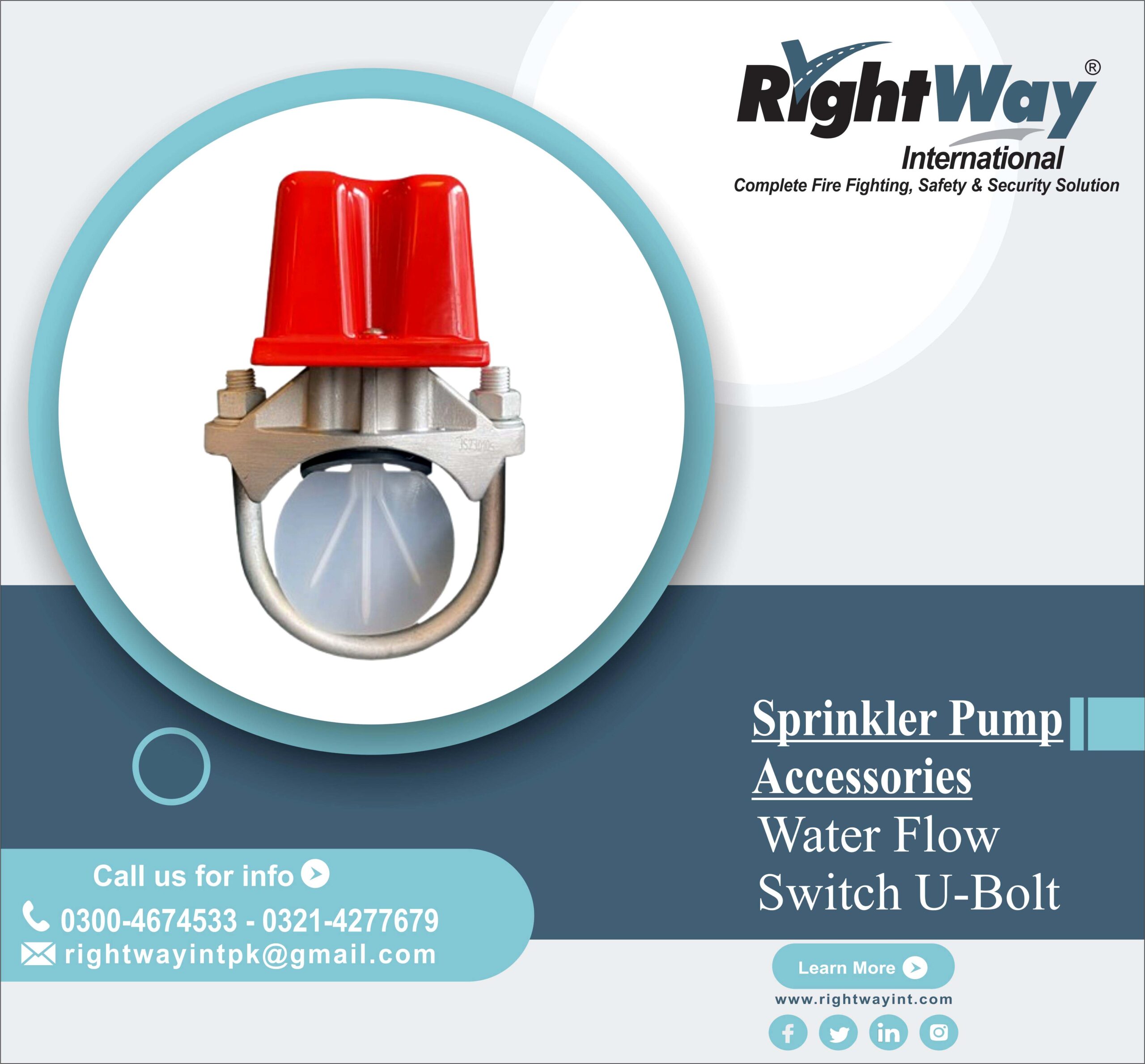 Water Flow Switch U-Bolt