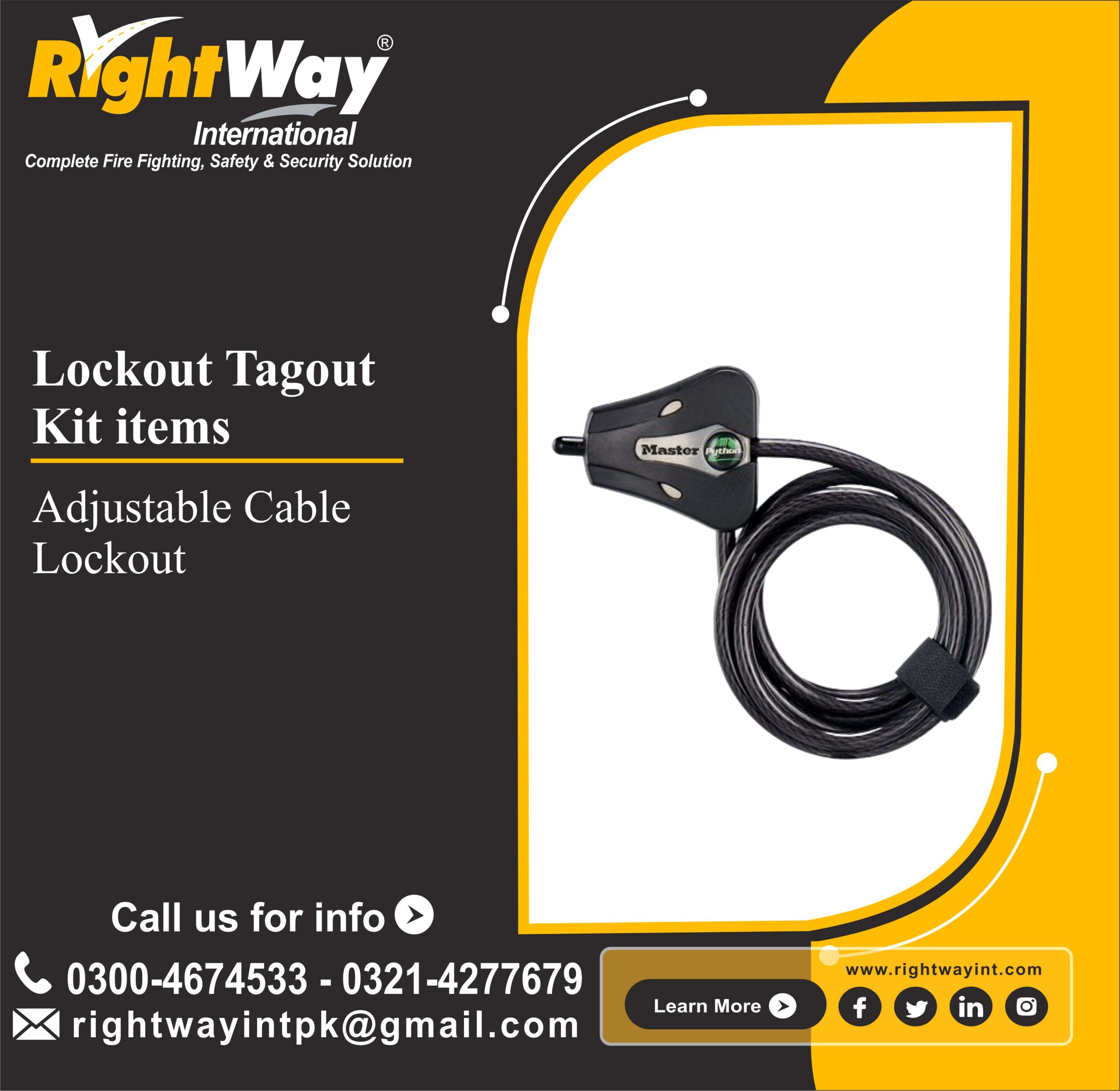 Adjustable Cable Lockout