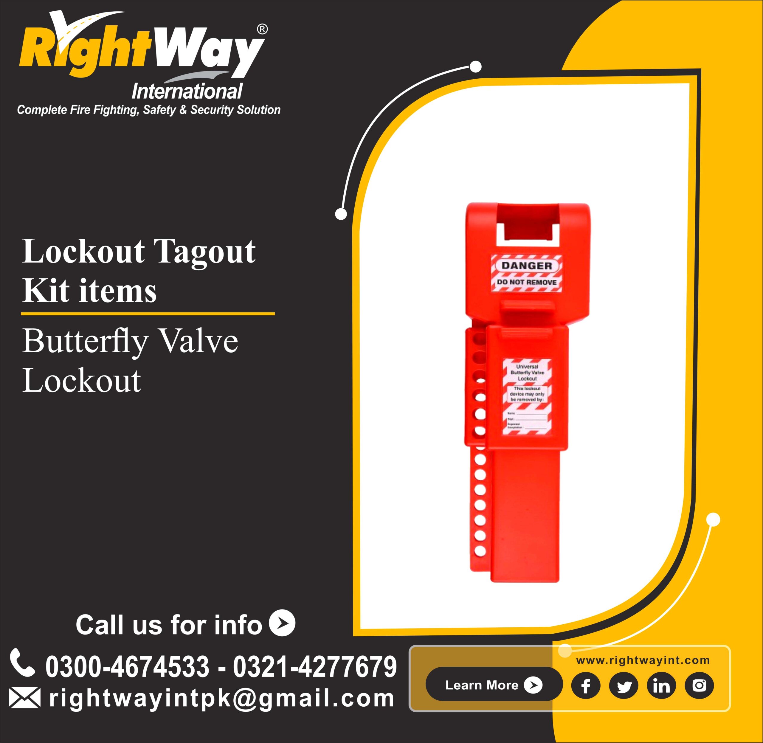 Butterfly Valve Lockout