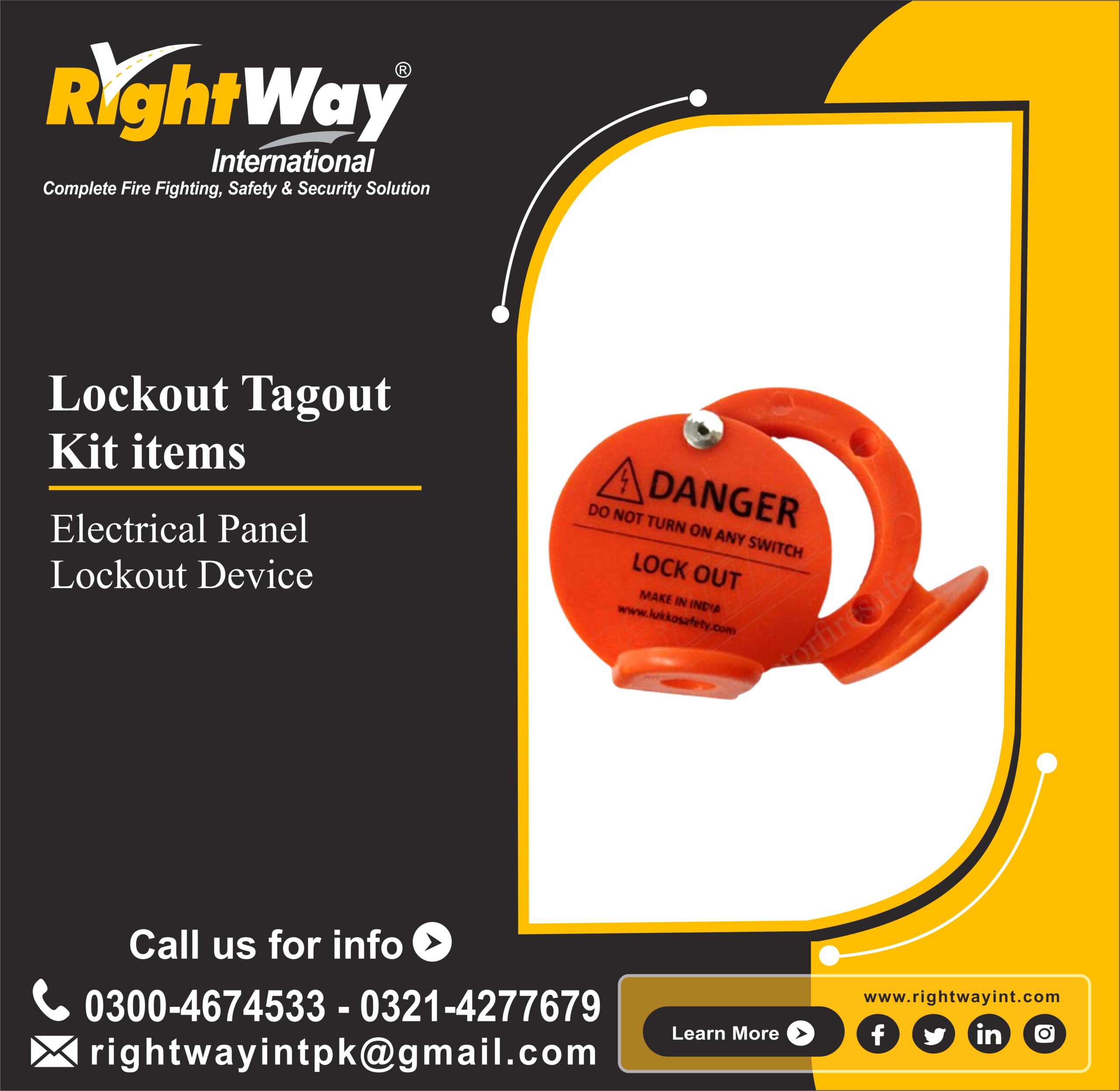 Electrical Panel Lockout Device