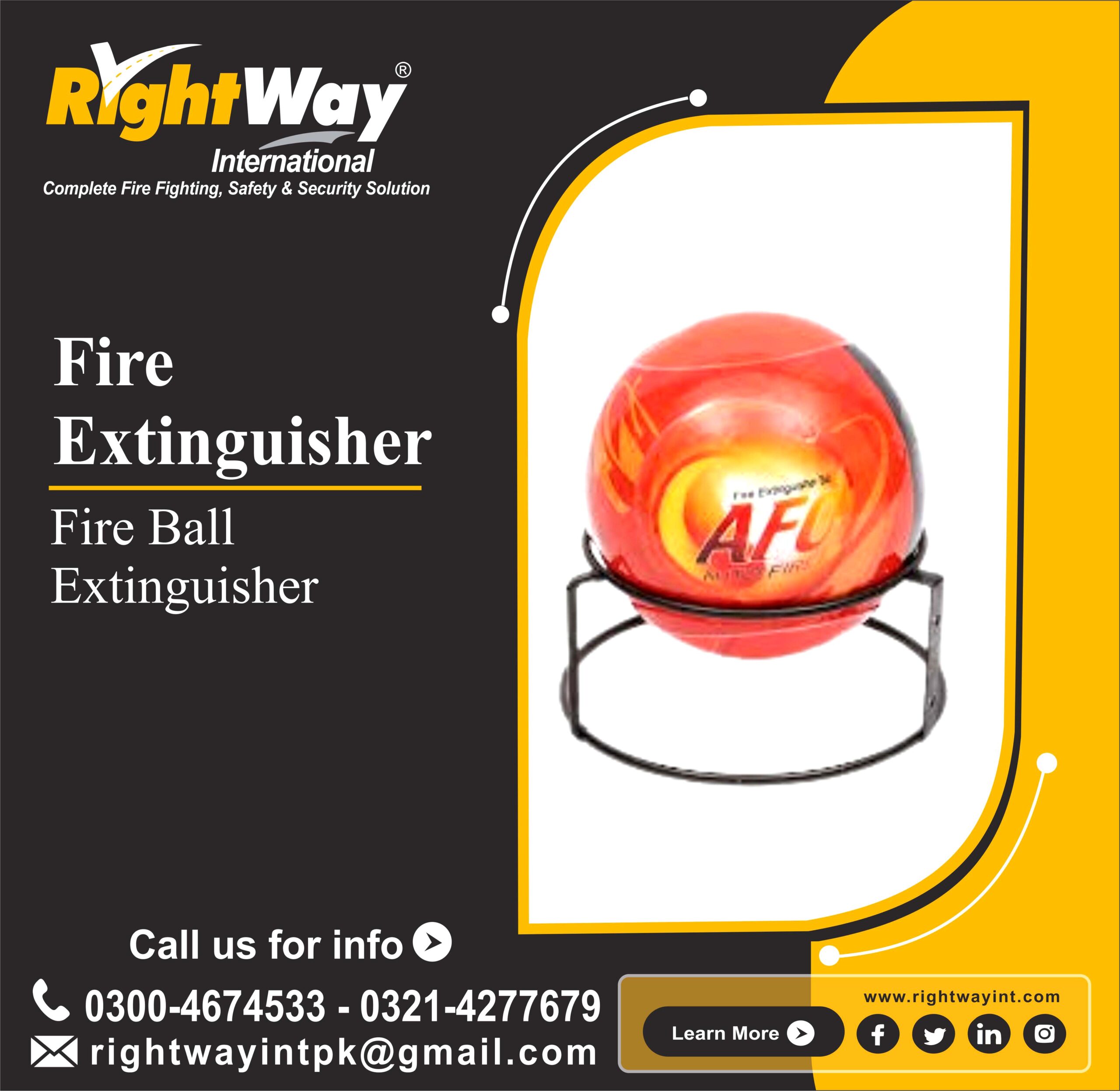 Fire Ball Extinguisher 1.3kg