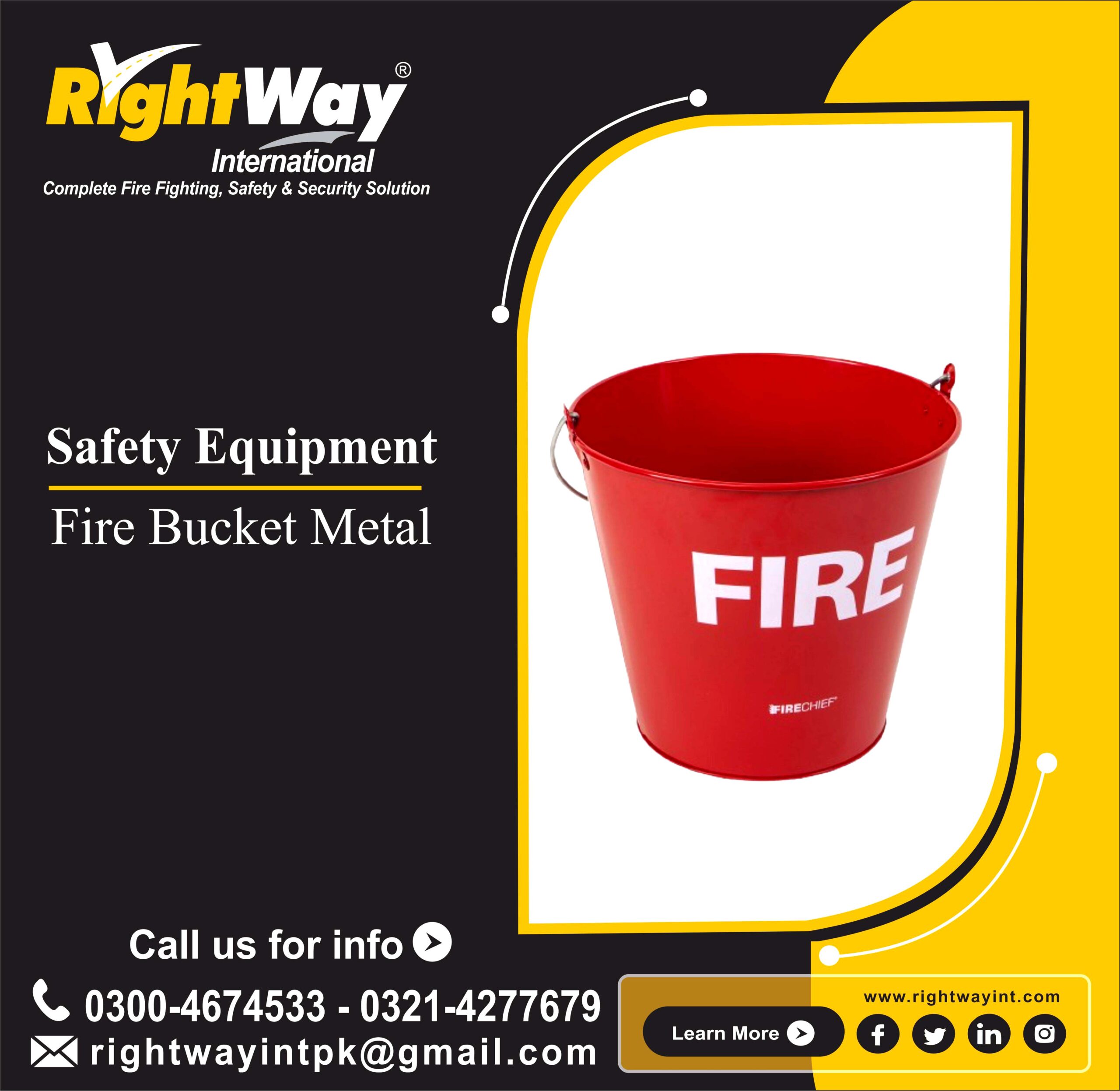 Fire Bucket Metal
